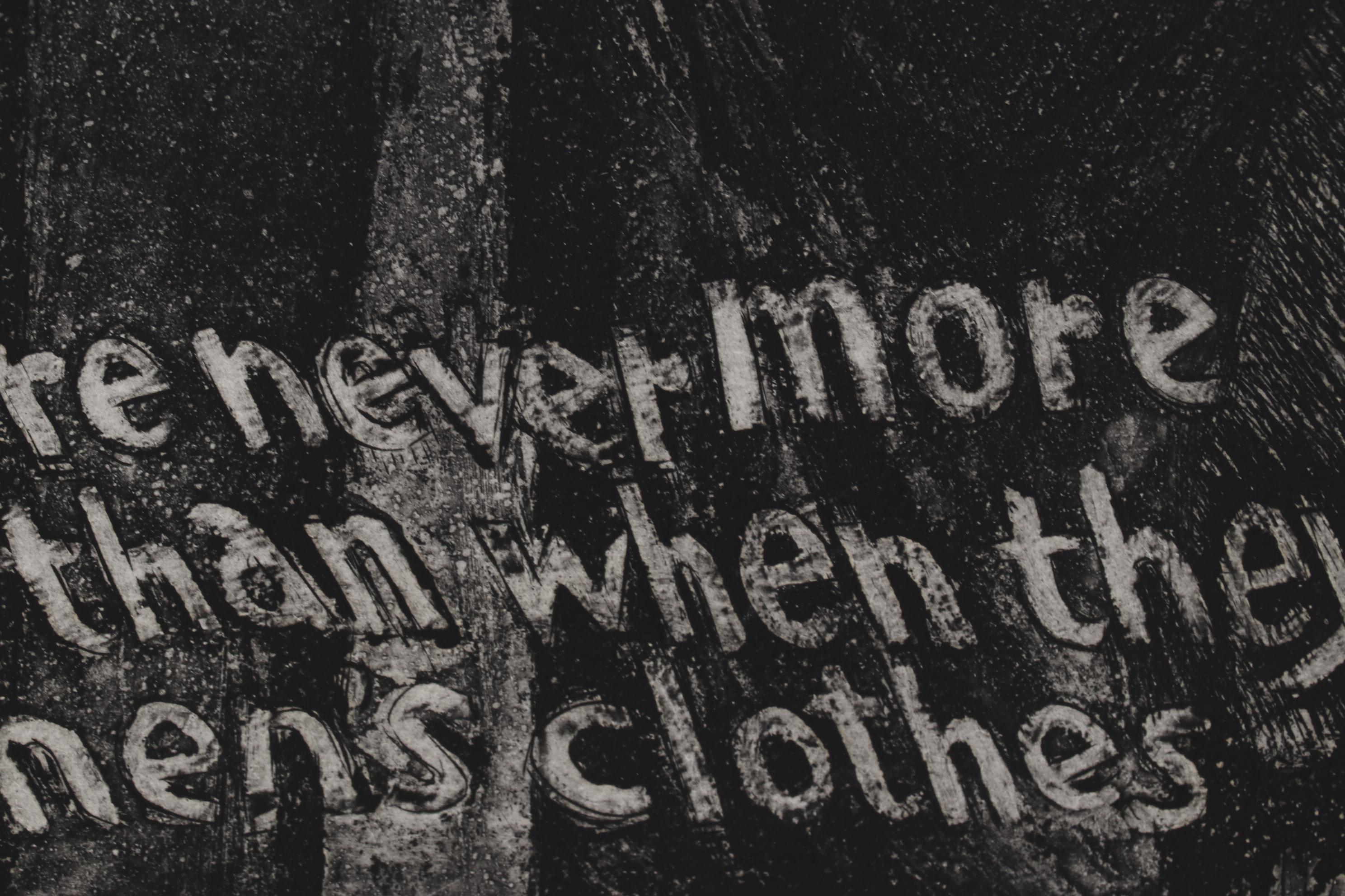 Sidney Chafetz Etching "Macebearer," 1970