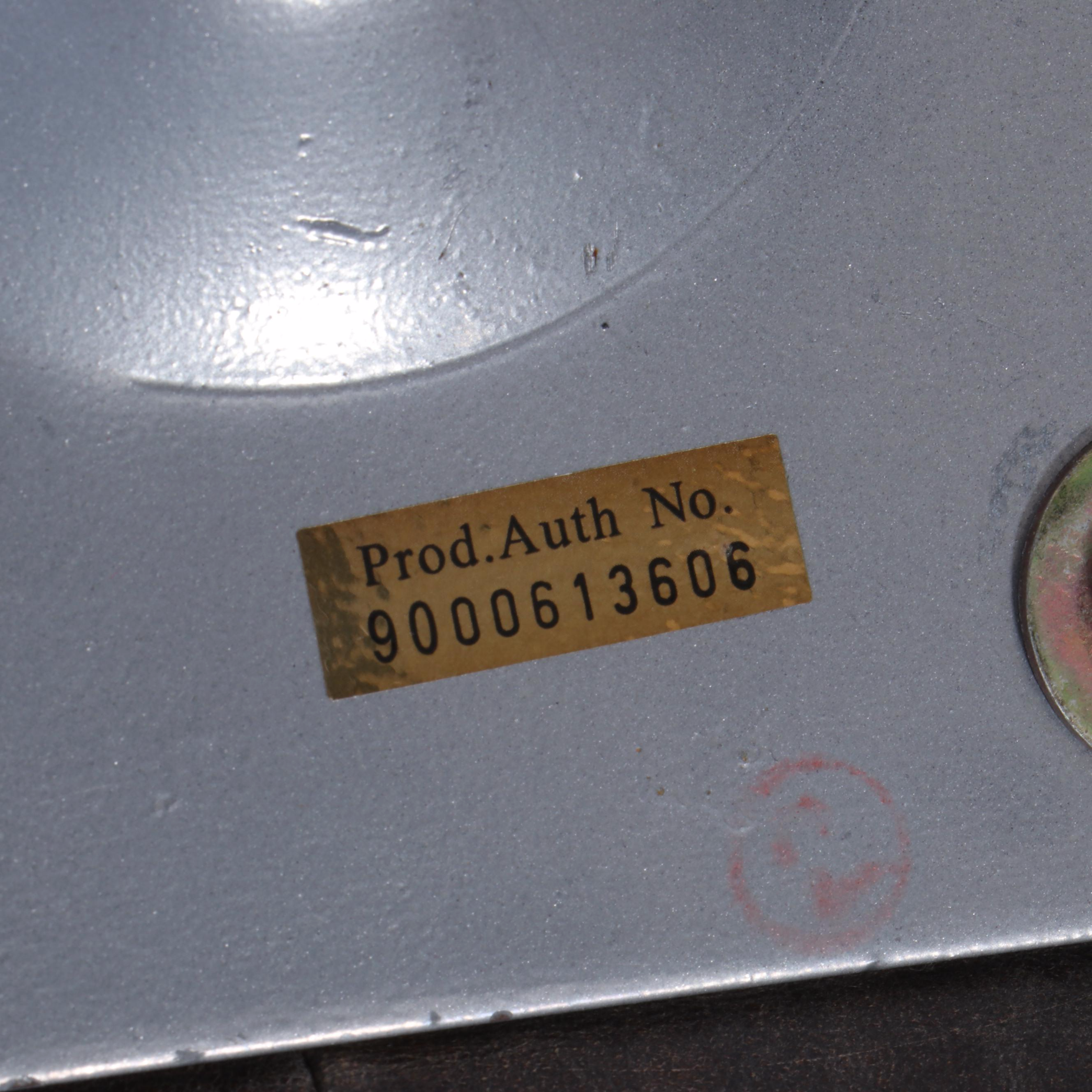 Restoration Hardware "Devon" Leather and Chromed Metal Modern Lounge Chair