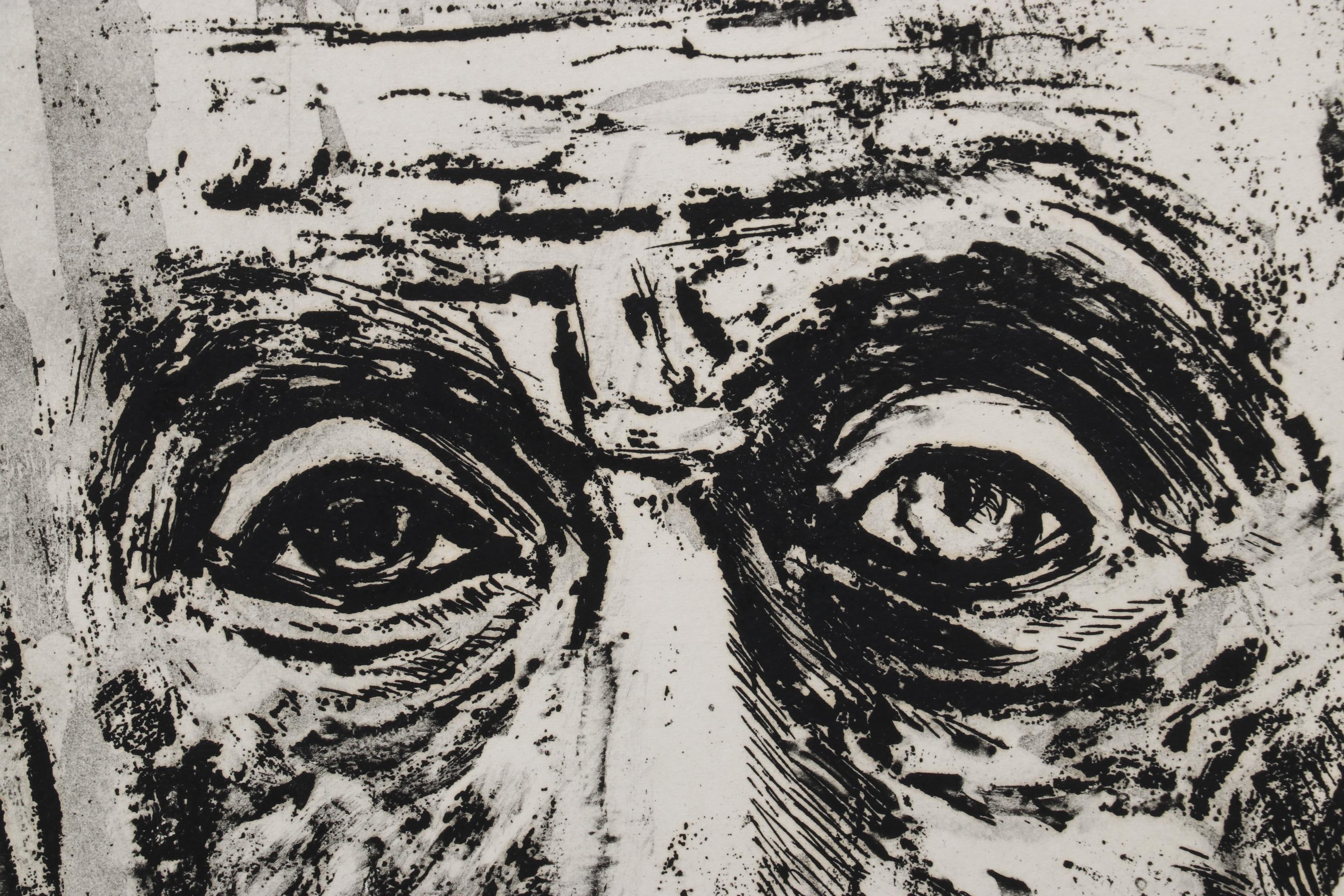 Sidney Chafetz Etching With Aquatint "Dr. Robert M. Zollinger," 1974