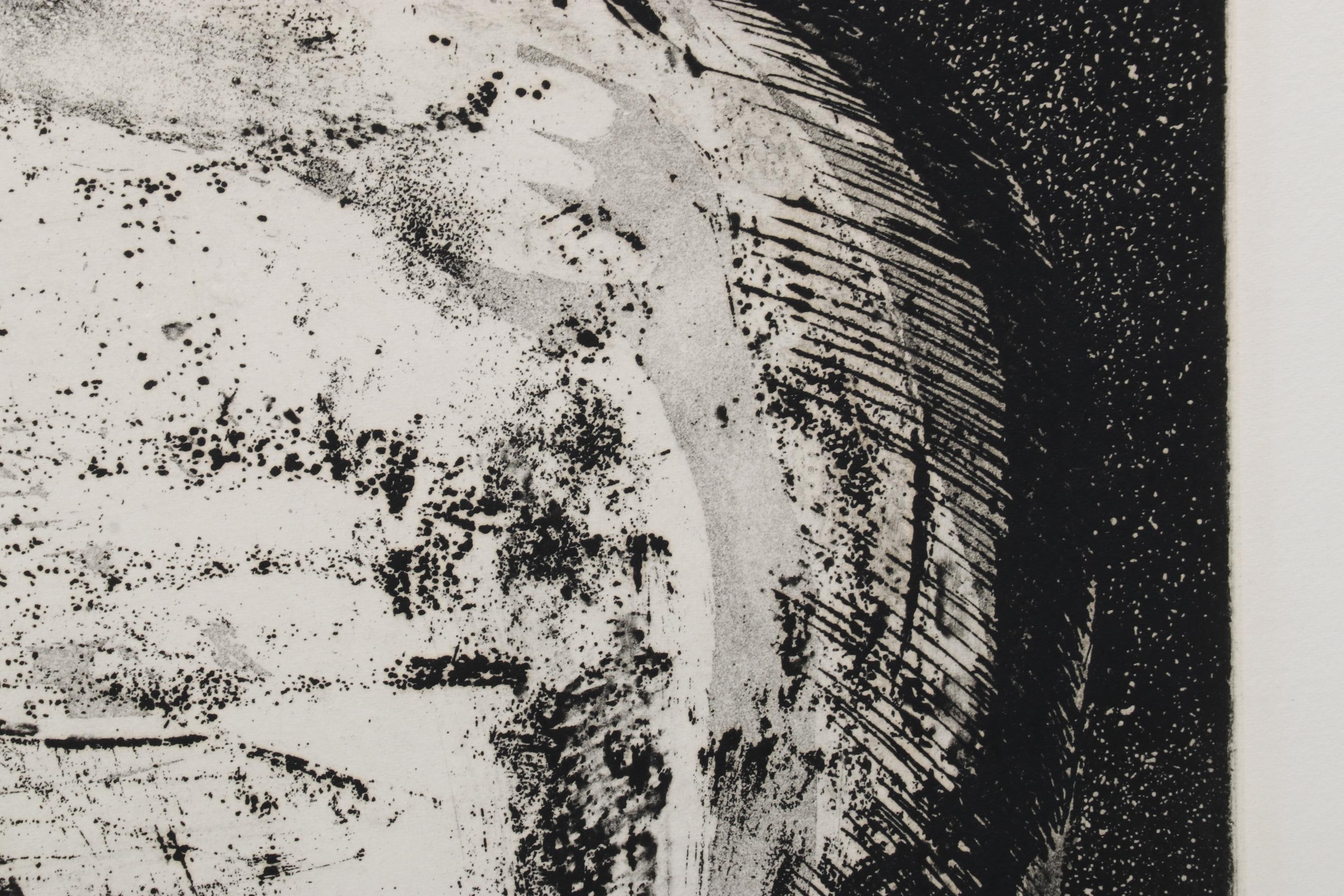 Sidney Chafetz Etching With Aquatint "Dr. Robert M. Zollinger," 1974