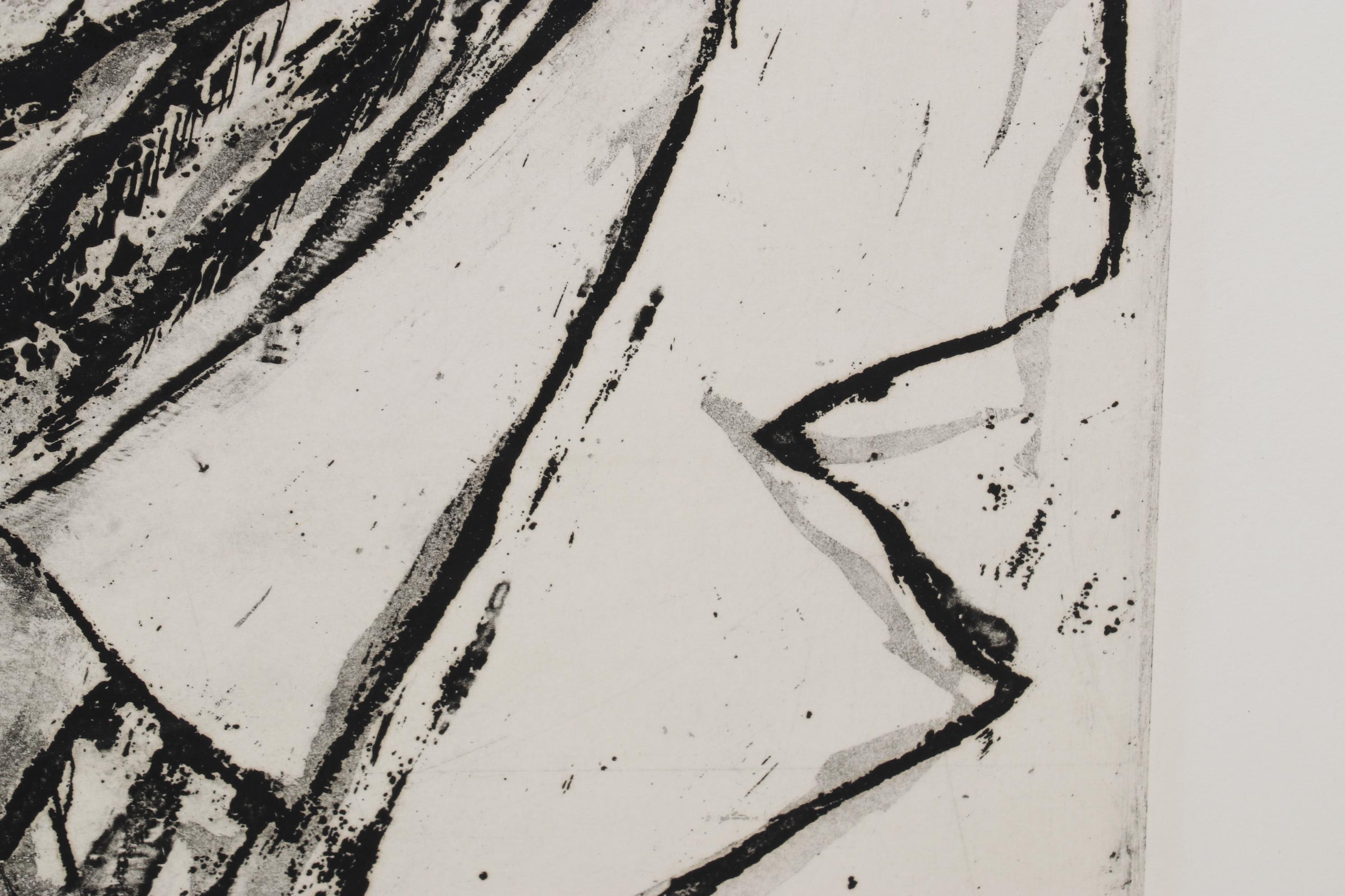 Sidney Chafetz Etching With Aquatint "Dr. Robert M. Zollinger," 1974