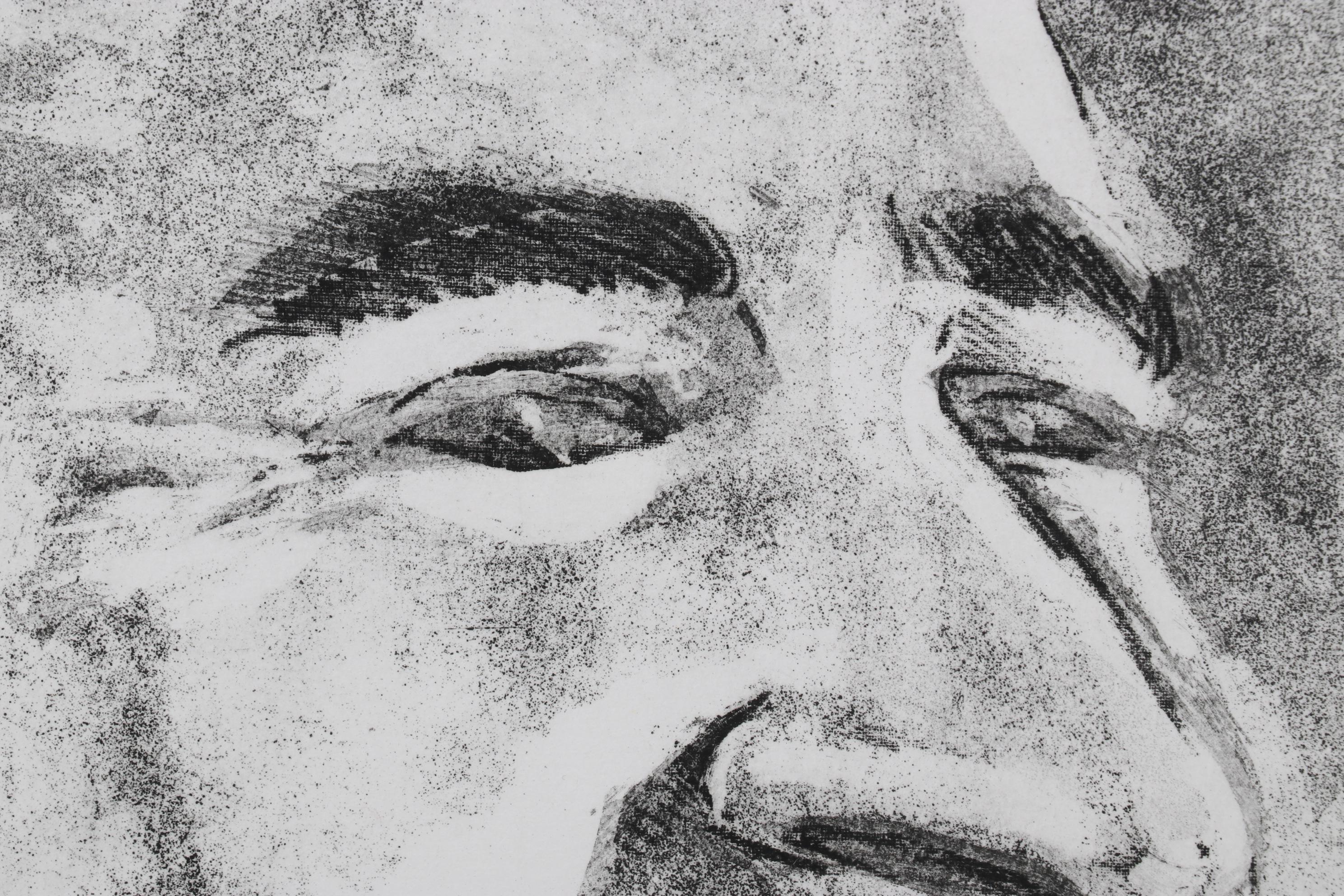 Sidney Chafetz Etching With Aquatint "John Updike," 1981