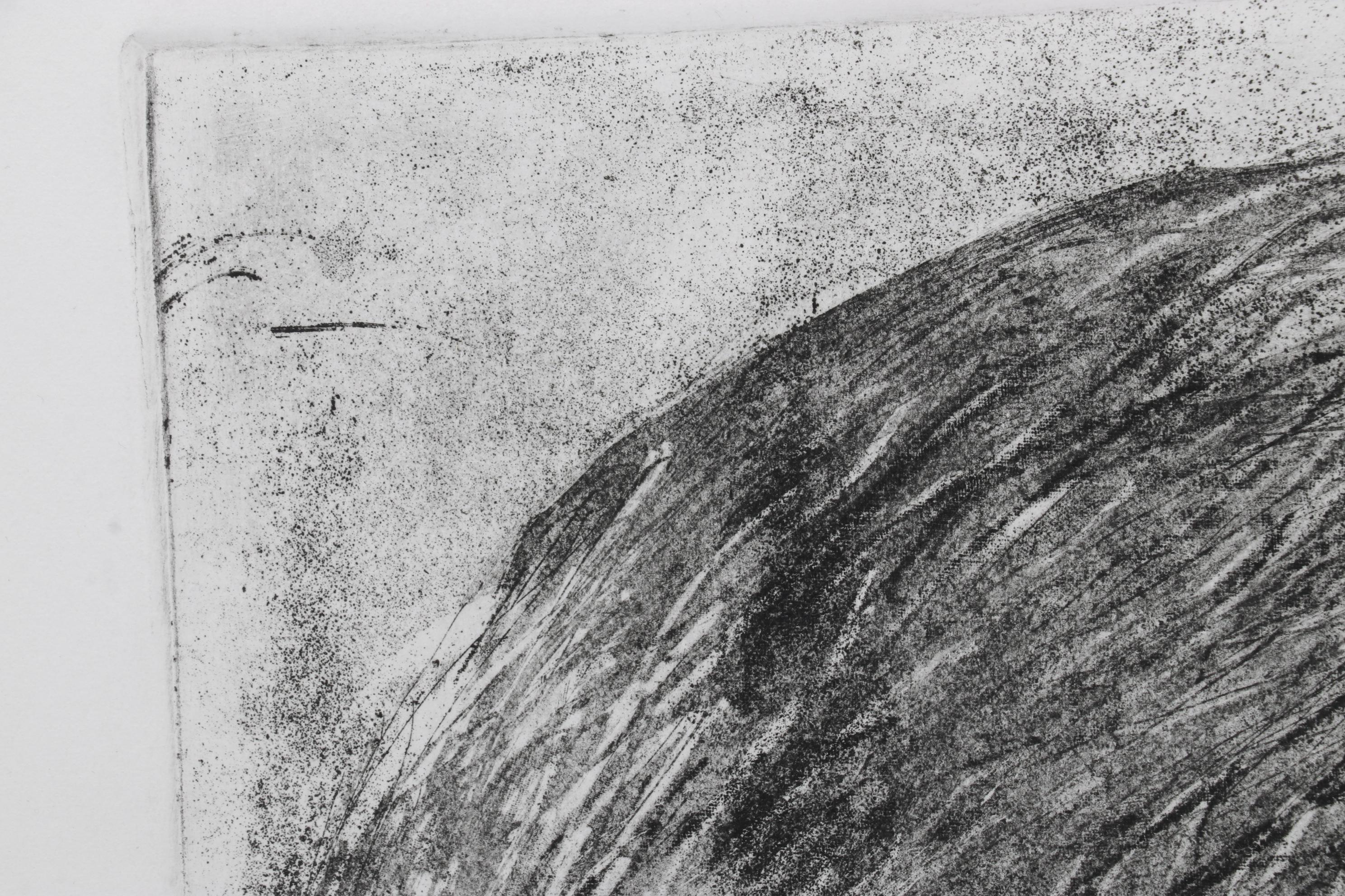 Sidney Chafetz Etching With Aquatint "John Updike," 1981