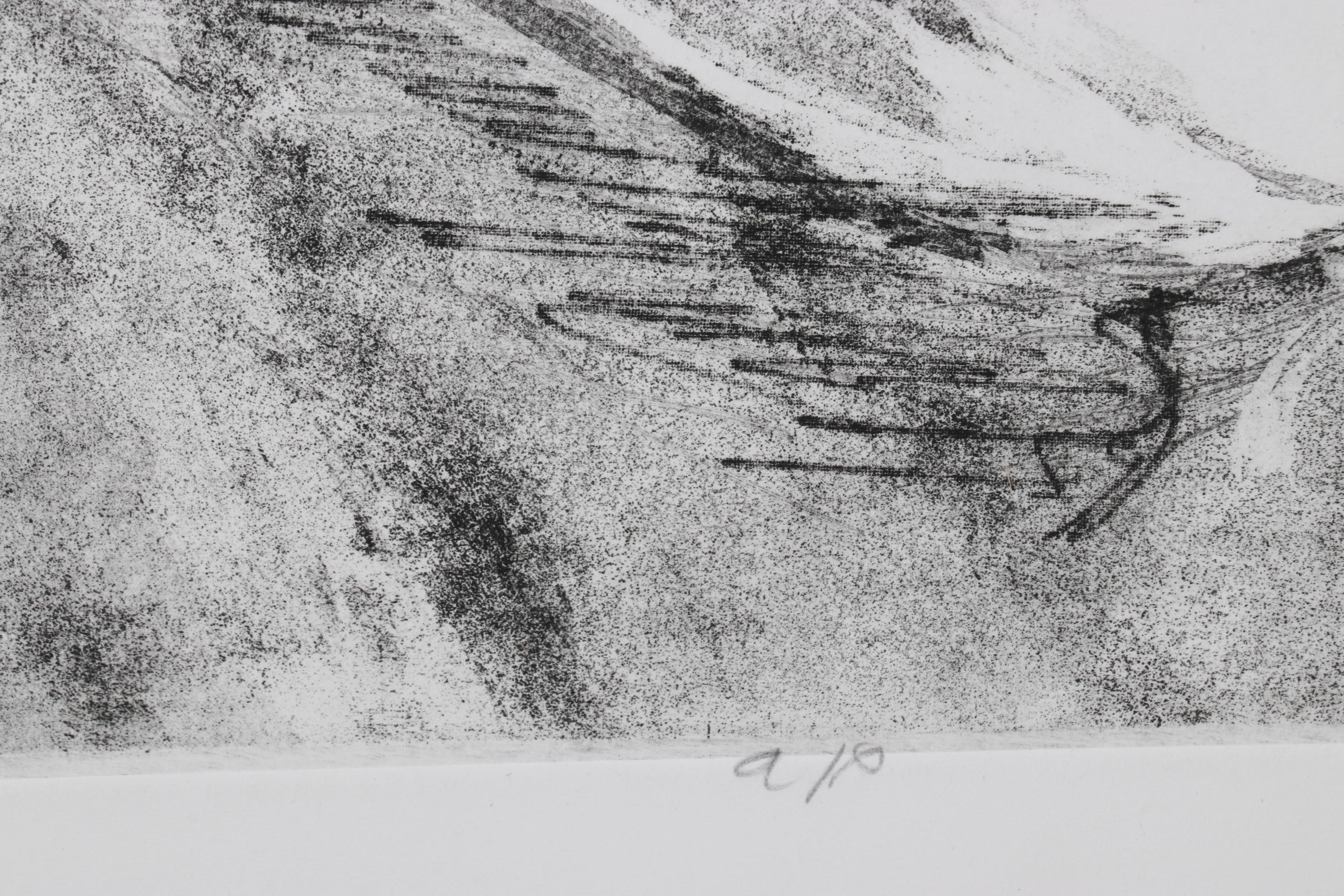 Sidney Chafetz Etching With Aquatint "John Updike," 1981