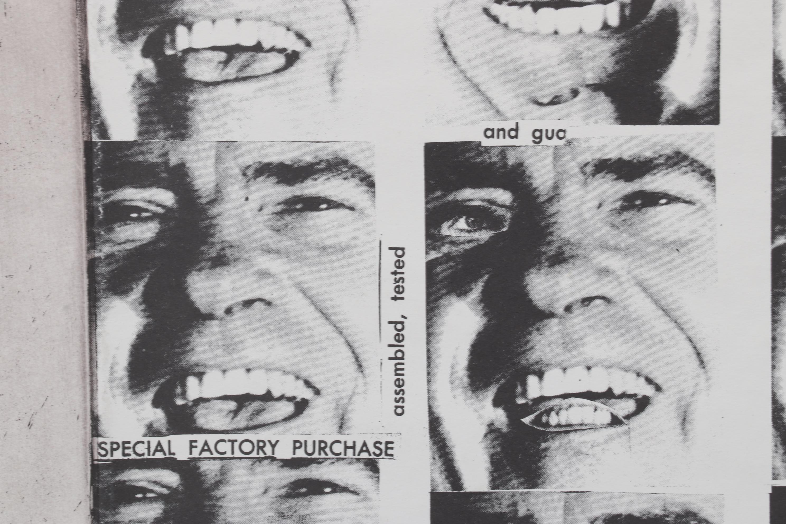 Sidney Chafetz Mixed Media Print "I Hear America Singing II," Circa 1972