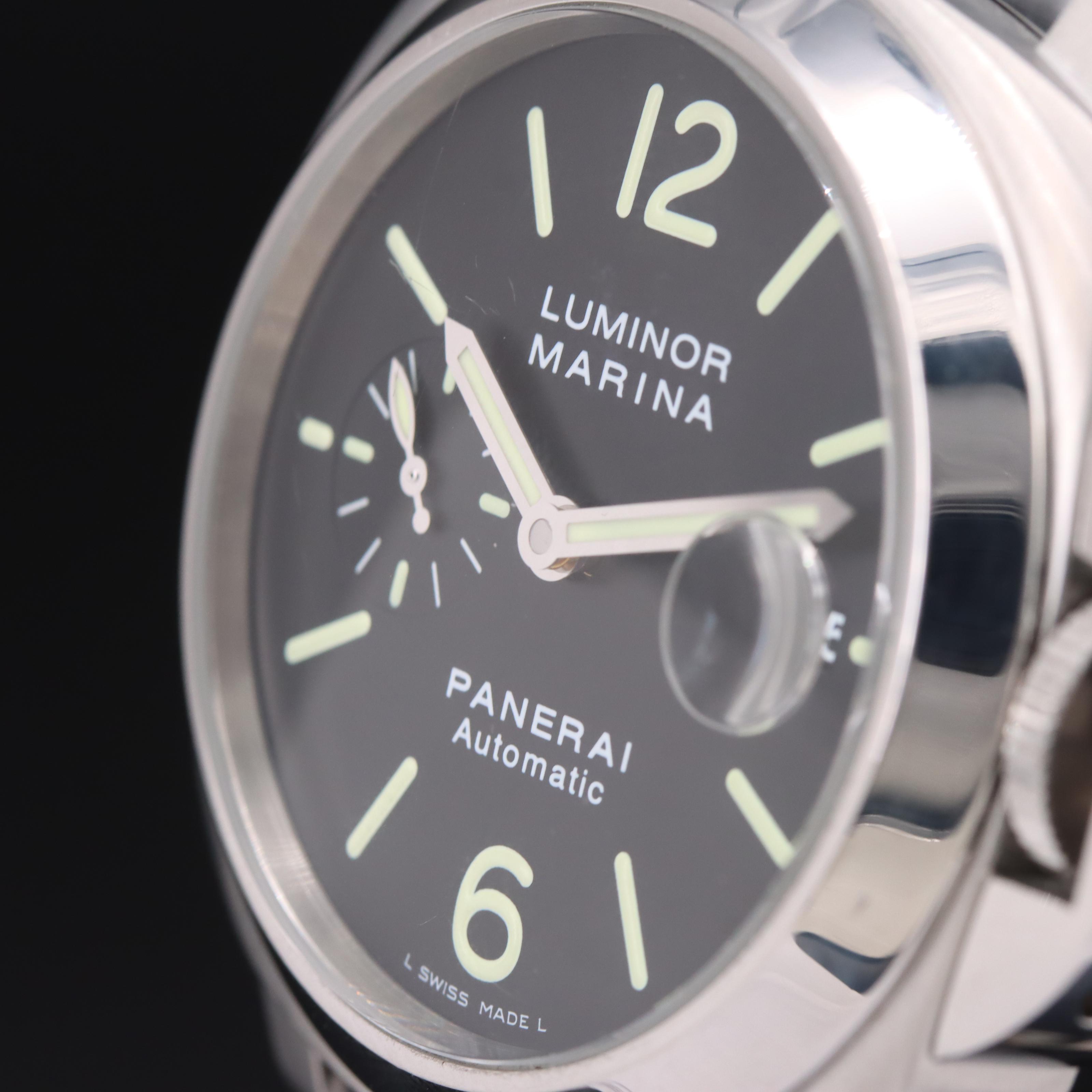 Panerai Luminor Marina Date 44mm Steel Automatic Watch
