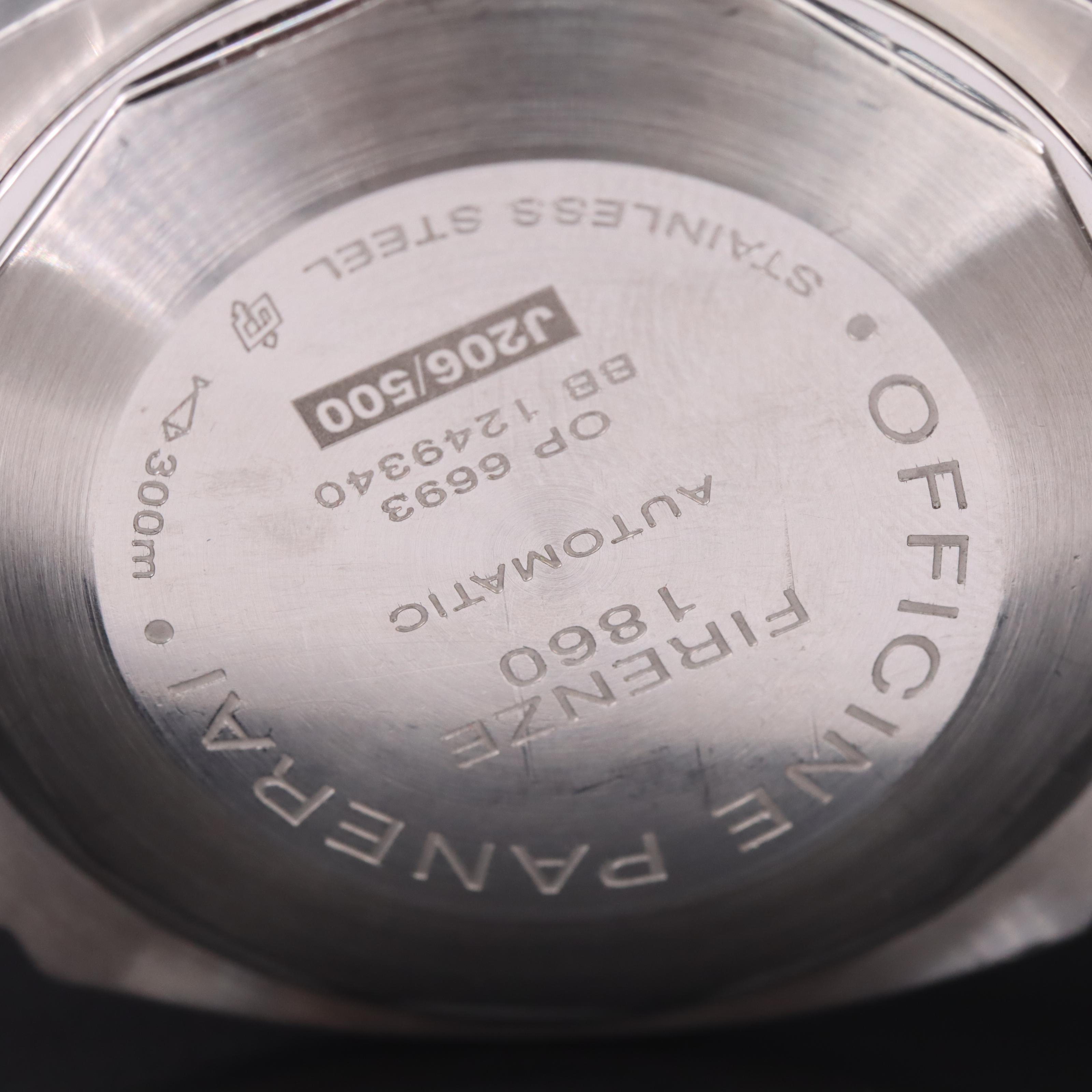 Panerai Luminor Marina Date 44mm Steel Automatic Watch