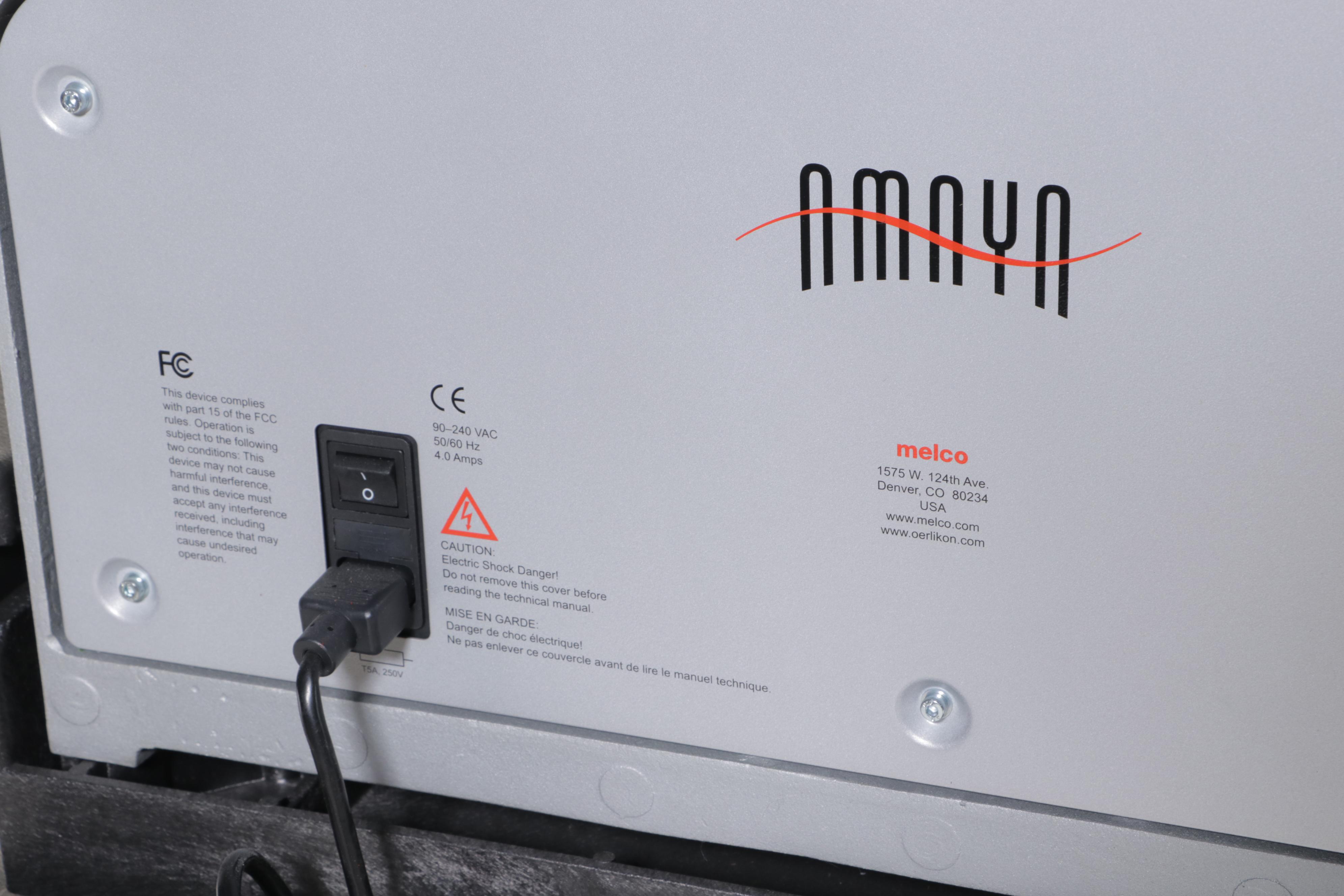 Melco Amaya XTS 16-Needle Embroidery Machine