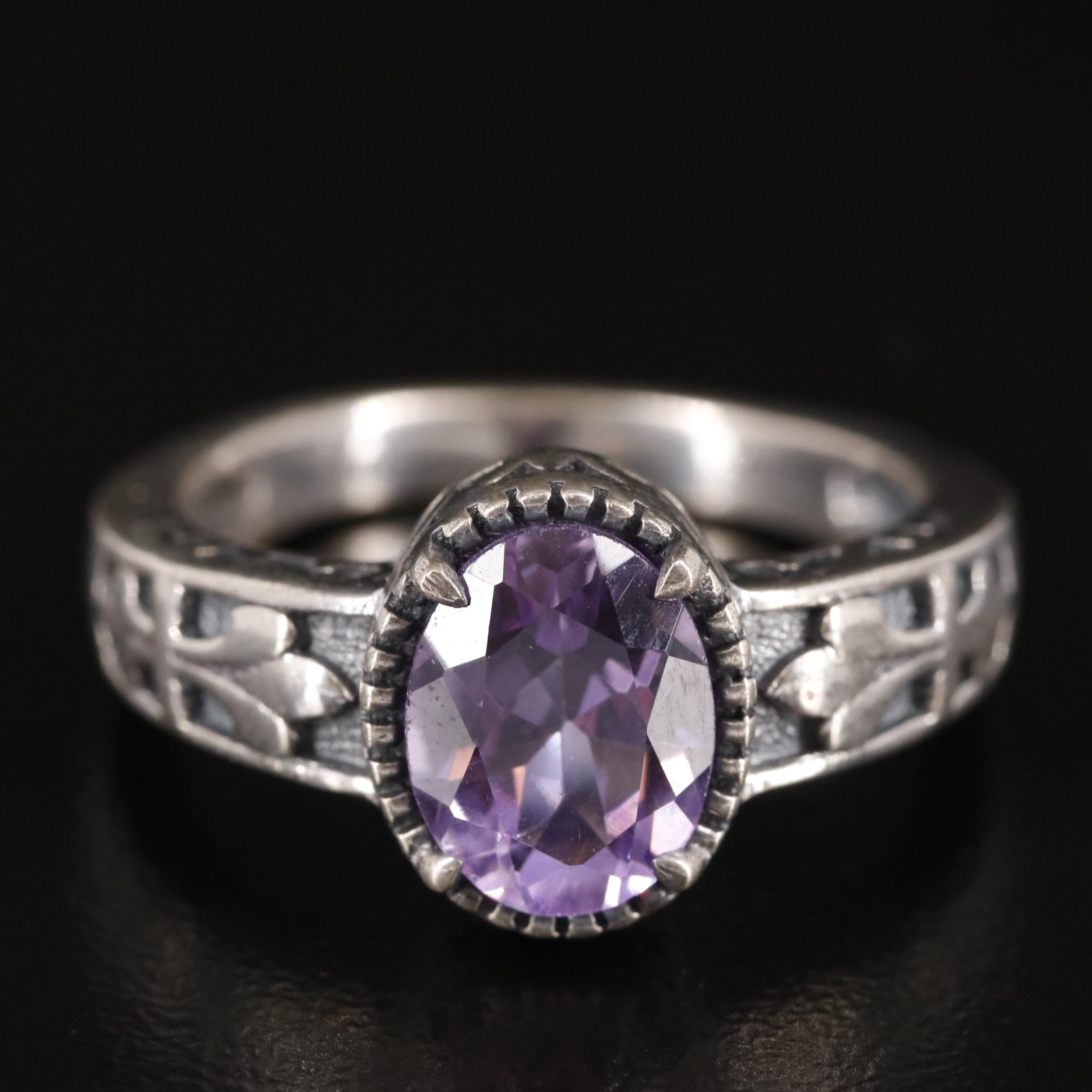 Sterling Amethyst Ring