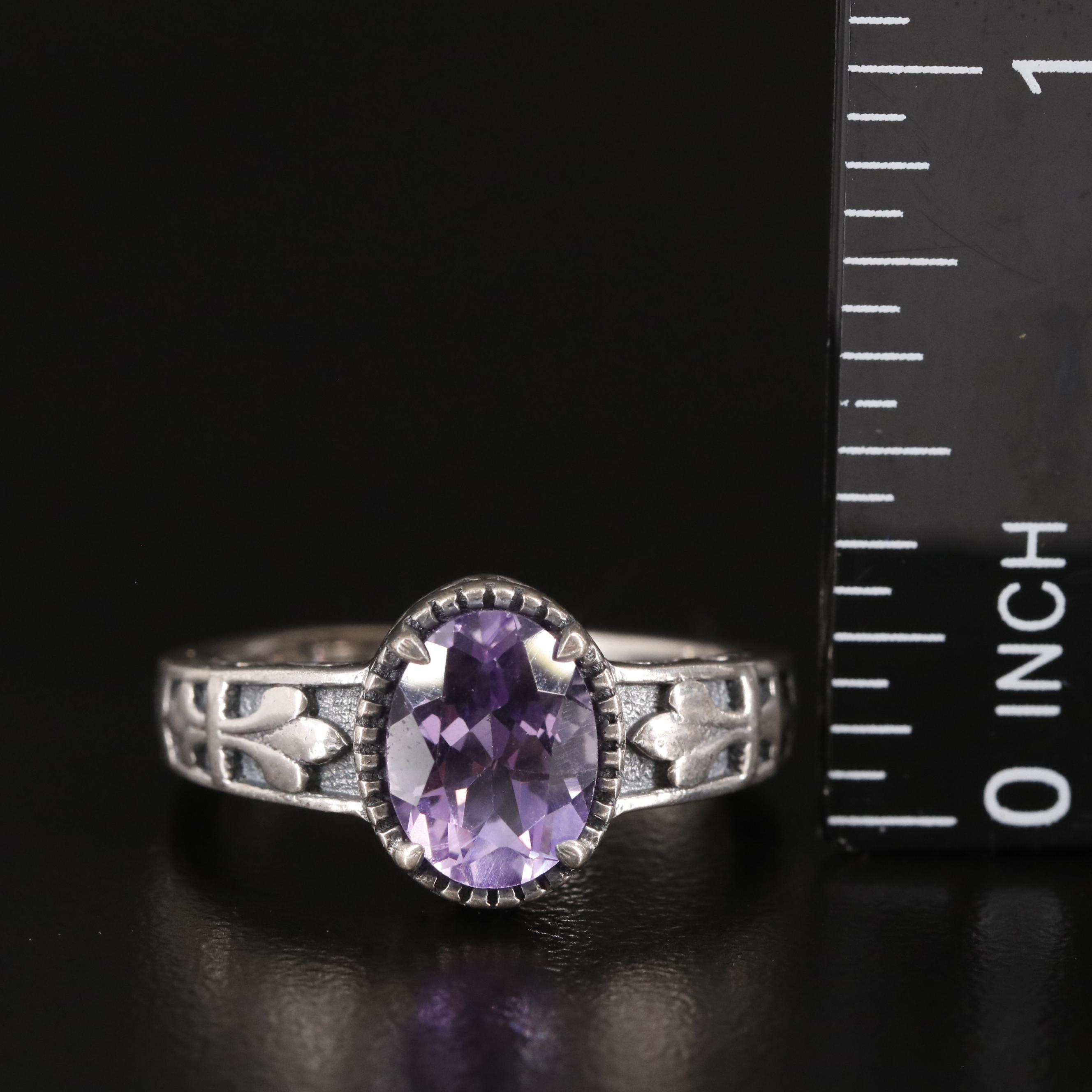 Sterling Amethyst Ring