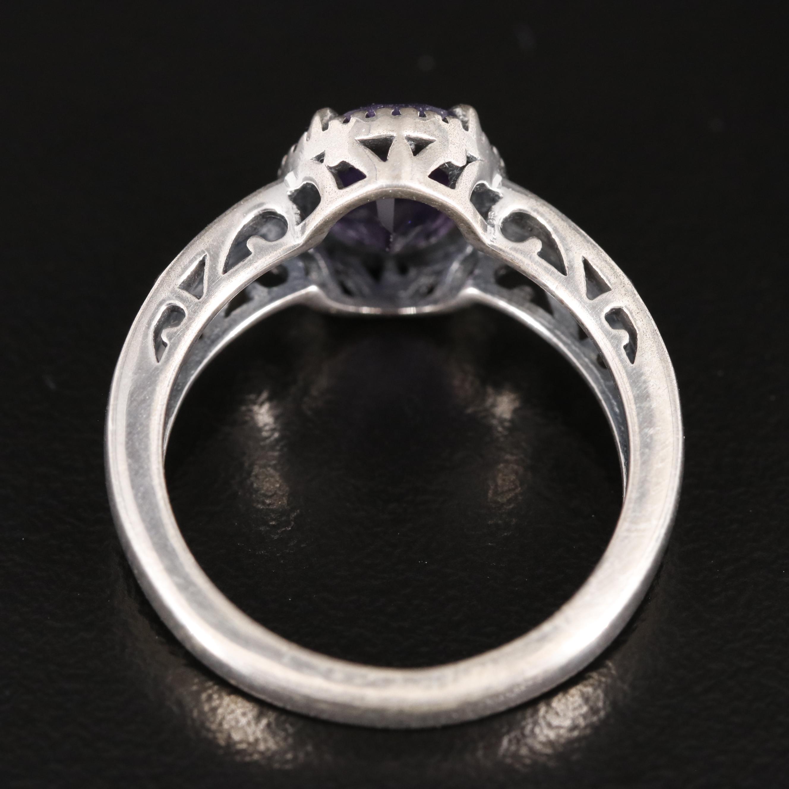 Sterling Amethyst Ring