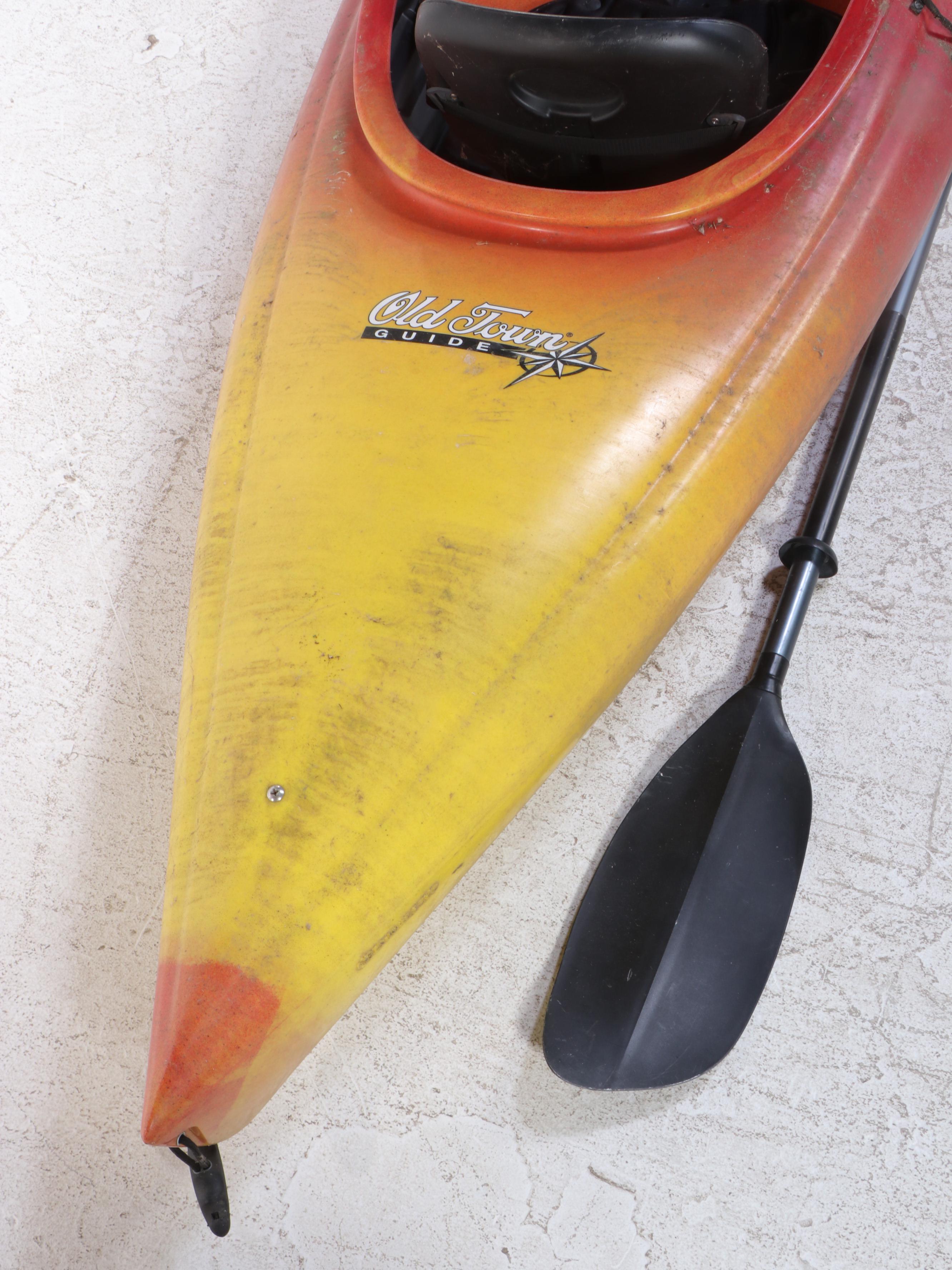 Old Town Guide Otter XT Kayak With Sevylor Pro Paddle