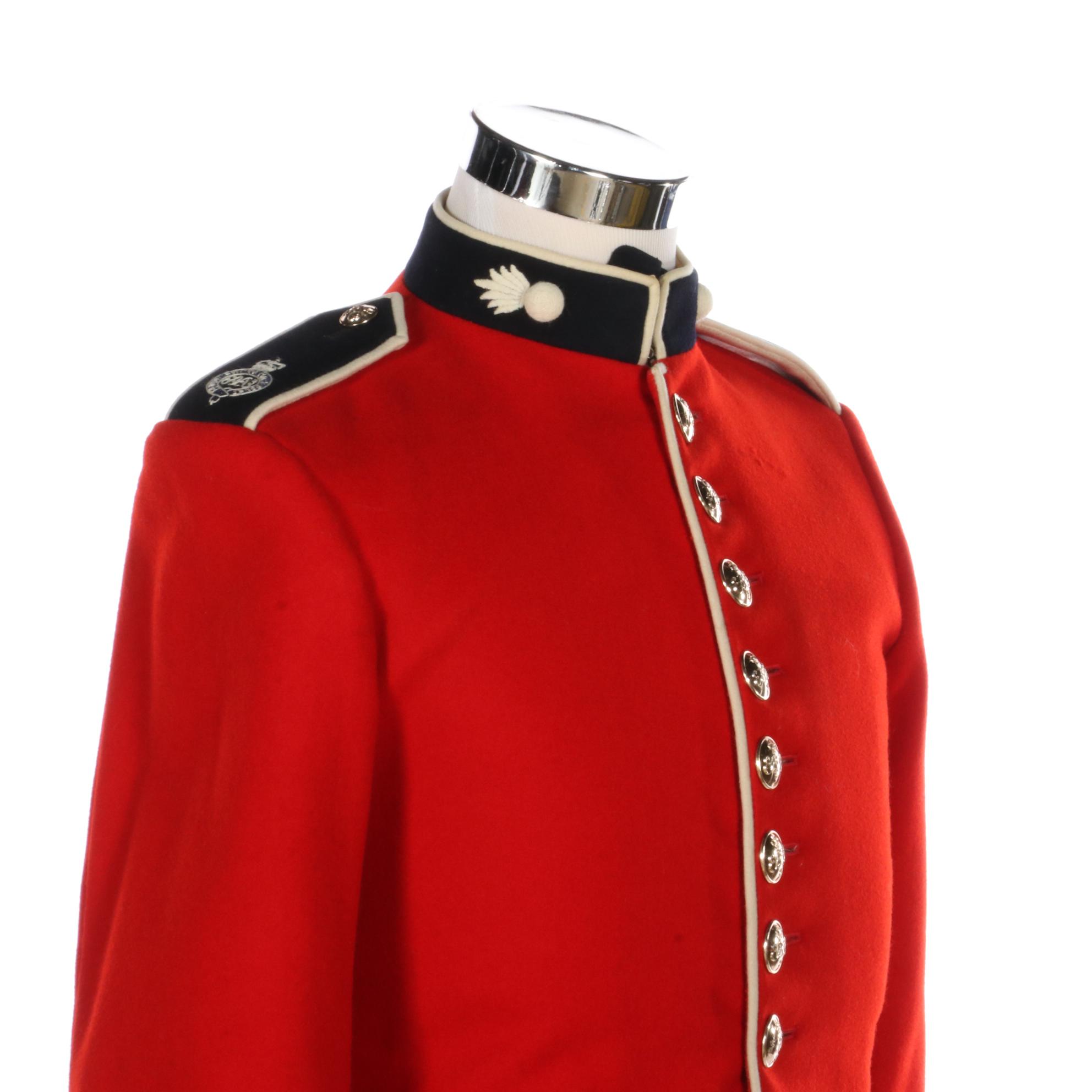 British Army Grenadier Guards Scarlet Dress Uniform Tunic Jacket, 1990s
