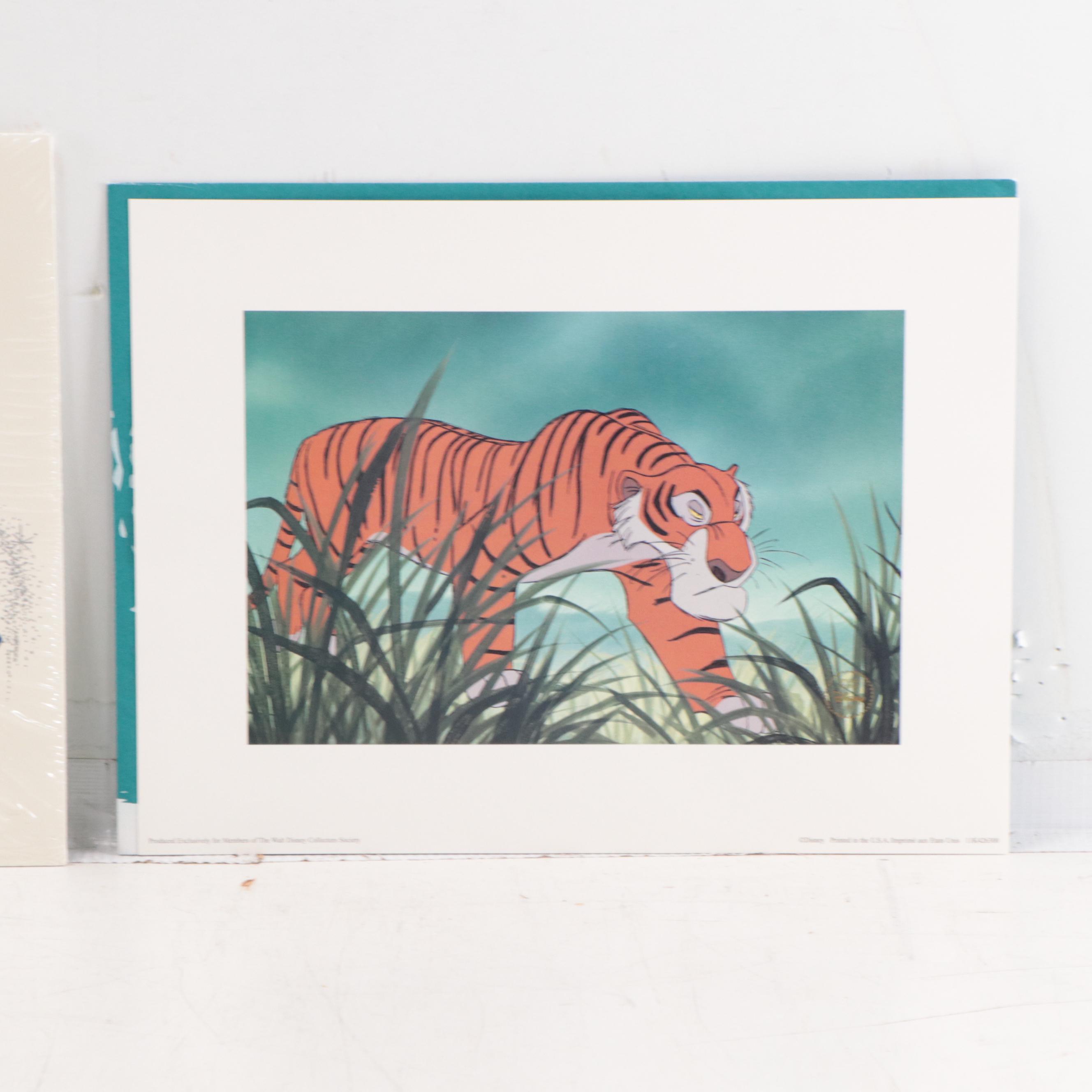 Disney Commemorative Offset Lithographs Including "Cinderella" and "Pinocchio"