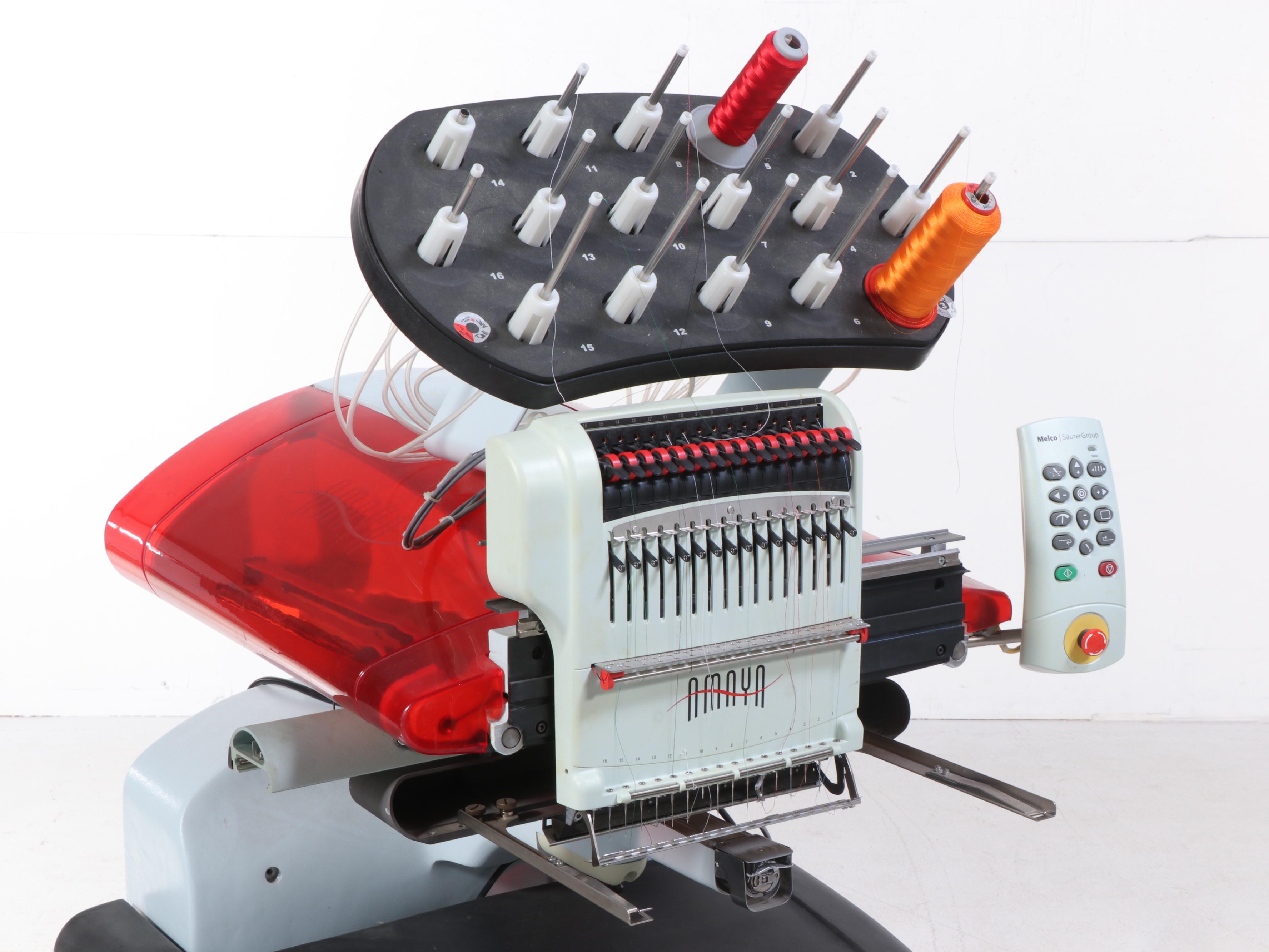 Melco Amaya XT 16-Needle Embroidery Machine