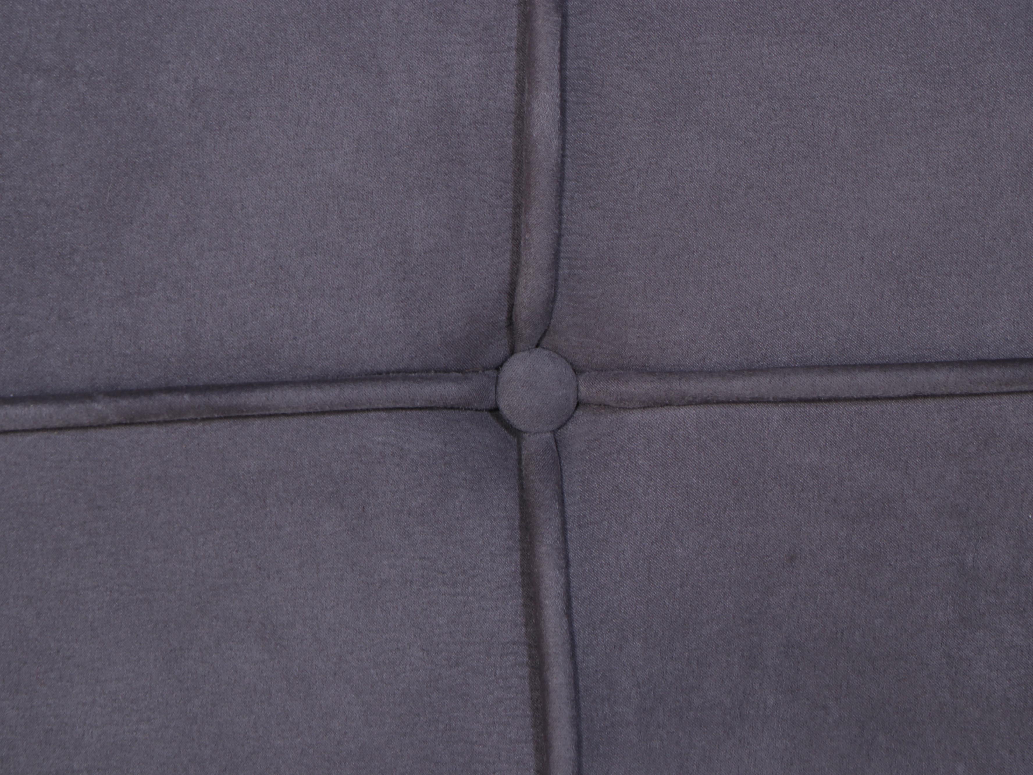 Faux Suede-Upholstered King Size Bed Frame