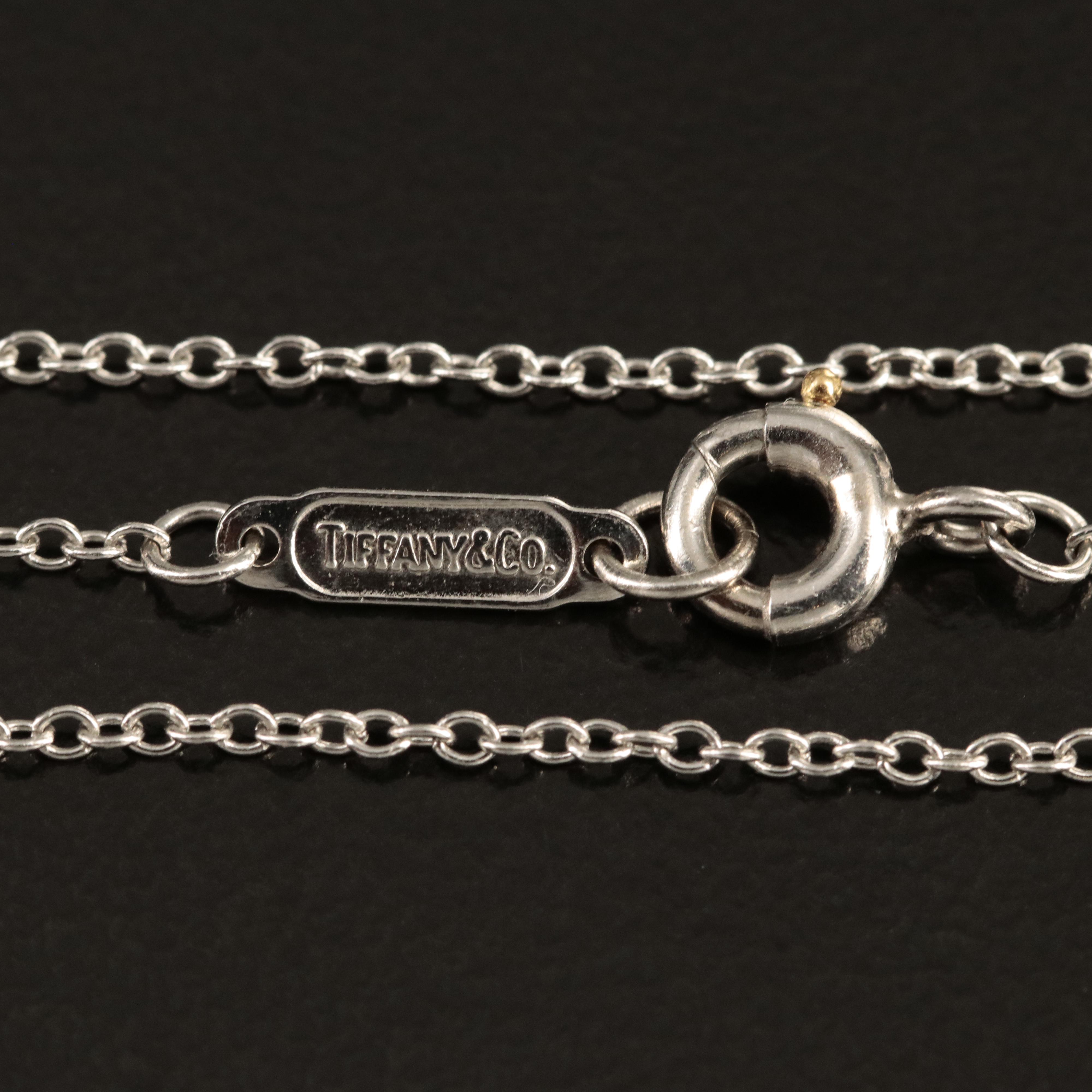 Tiffany & Co. "Victoria" Platinum Emerald and Diamond Necklace with 18K Accent