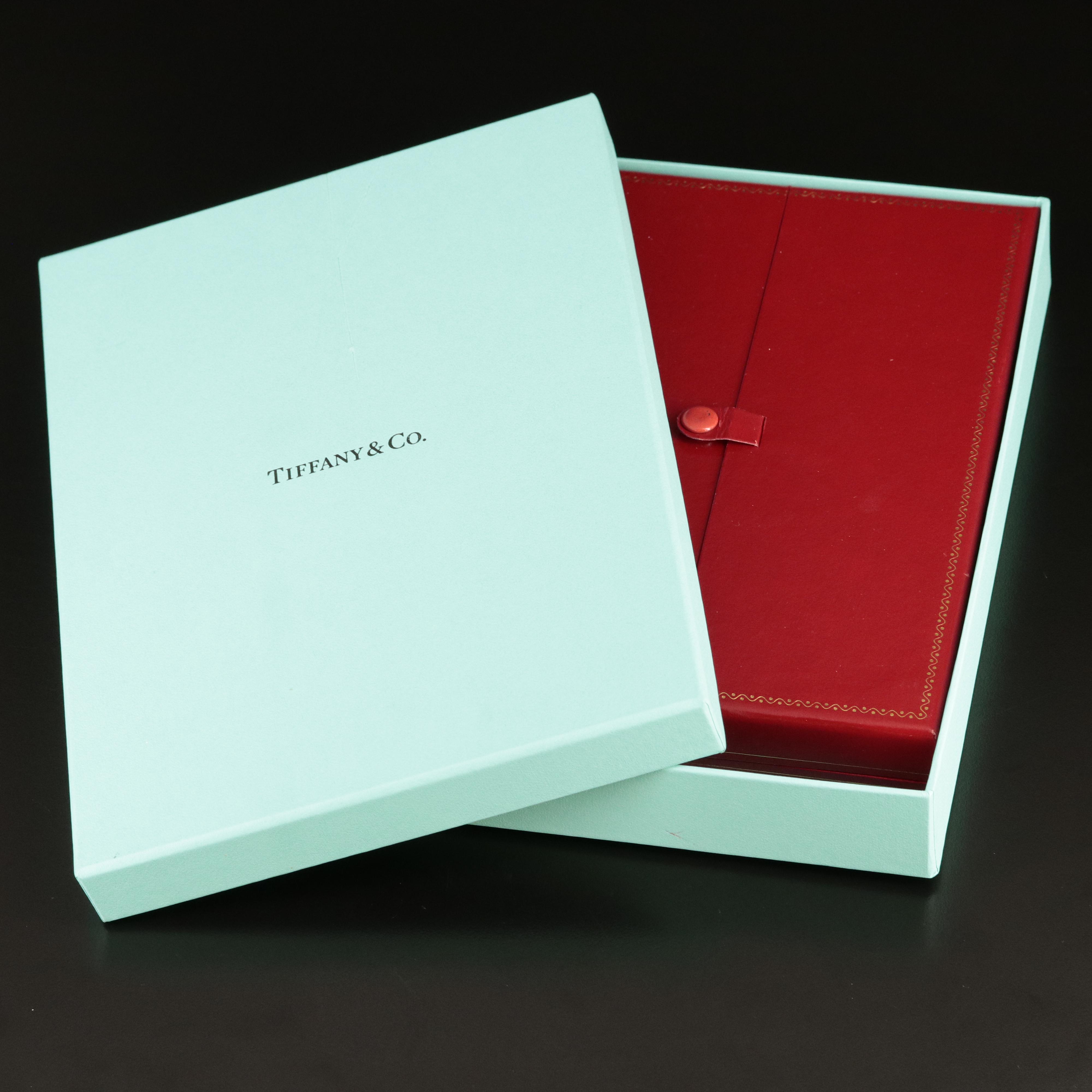 Tiffany & Co. "Victoria" Platinum Emerald and Diamond Necklace with 18K Accent