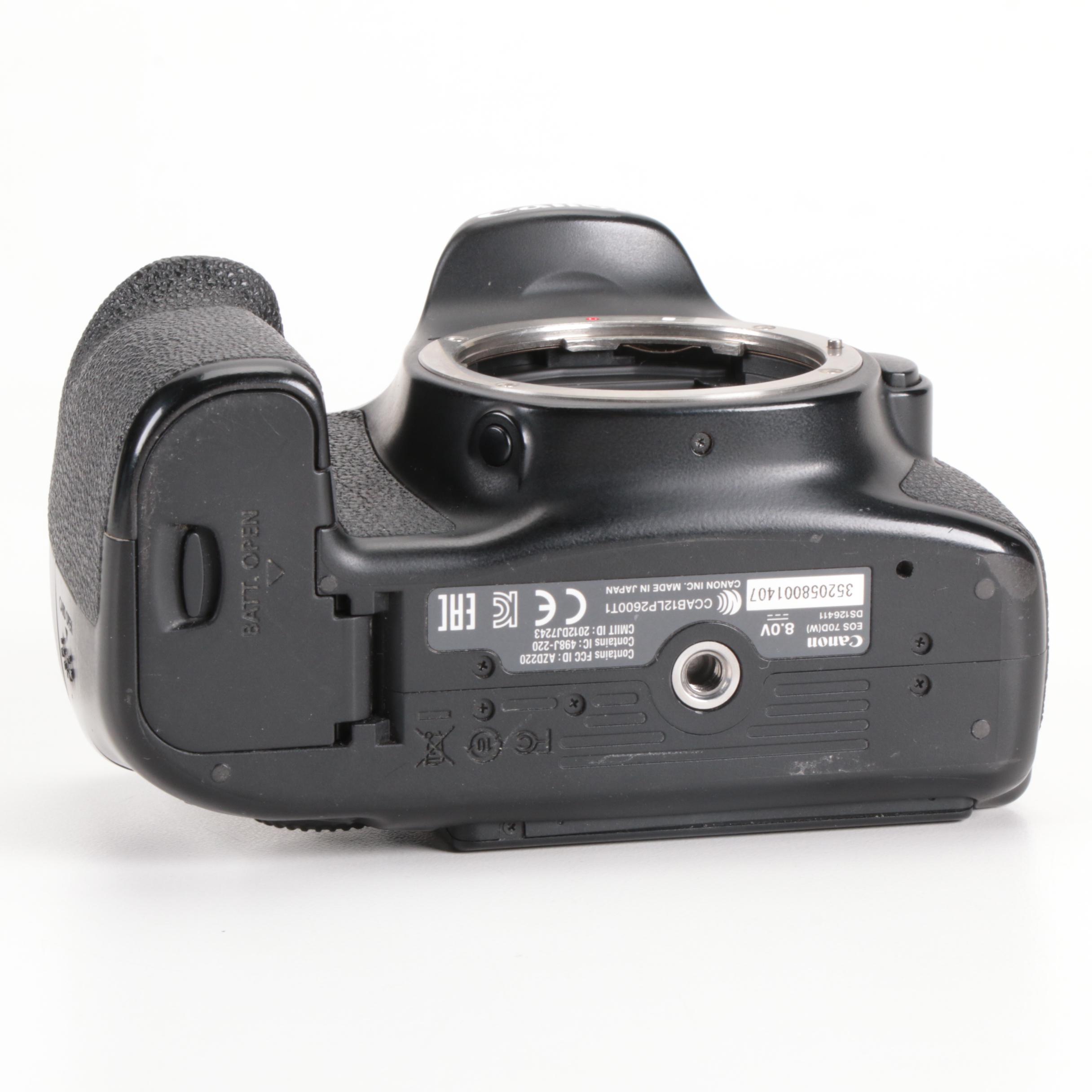 Canon EOS 70D DSLR Camera Body