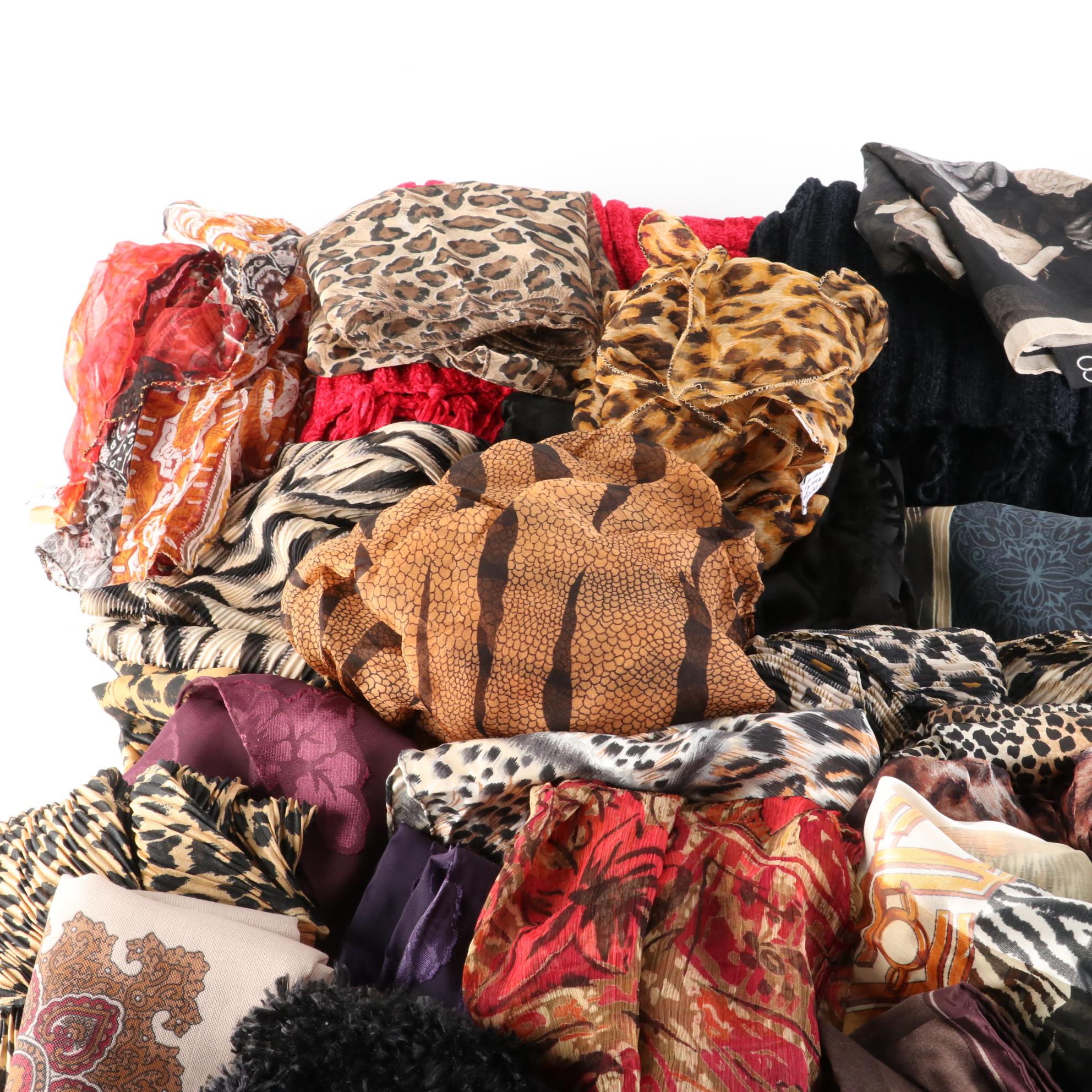 Adrienne Vittadini, Bill Blass, and More Assorted Printed Scarves