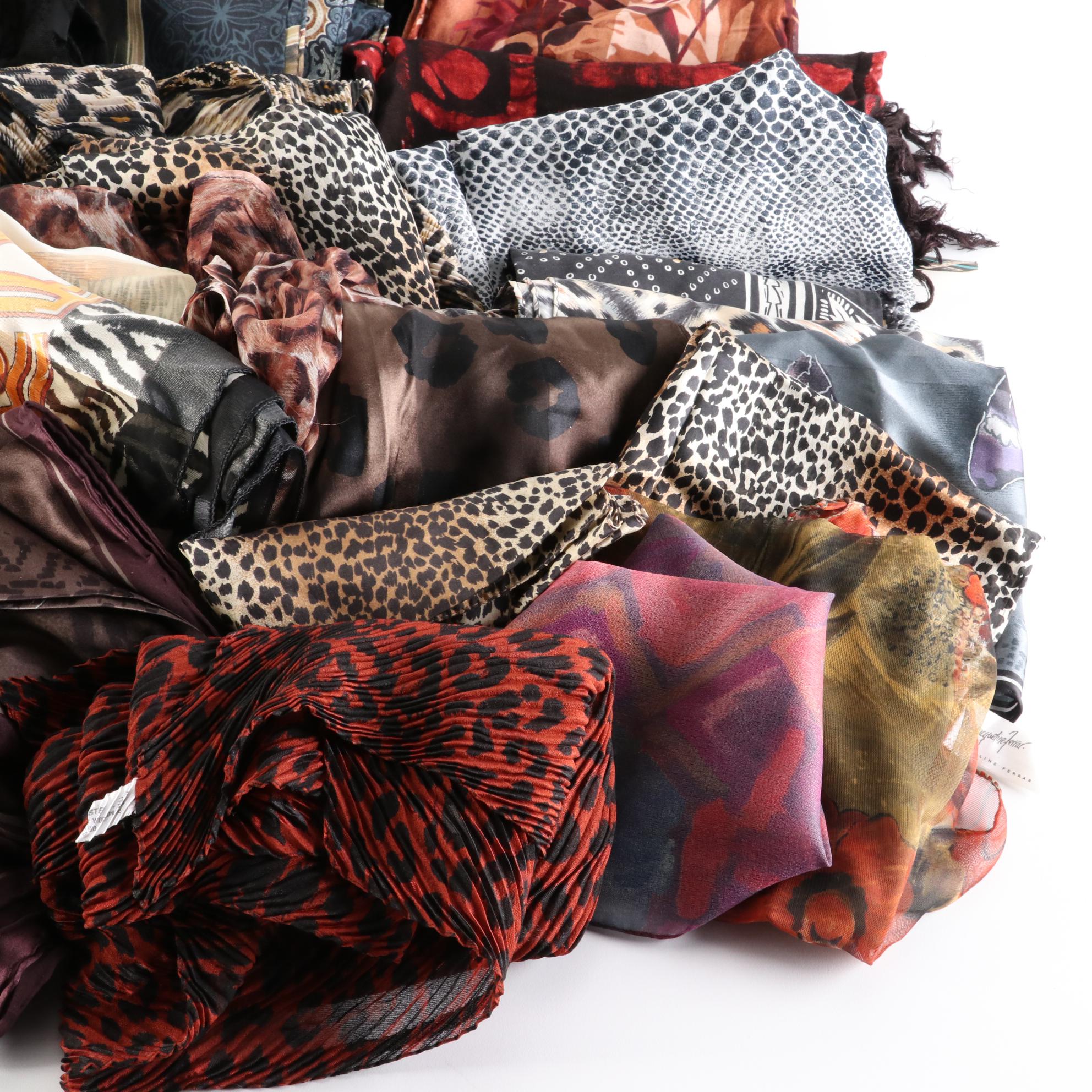 Adrienne Vittadini, Bill Blass, and More Assorted Printed Scarves