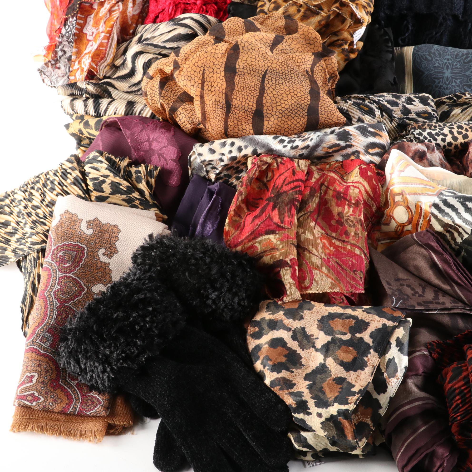 Adrienne Vittadini, Bill Blass, and More Assorted Printed Scarves