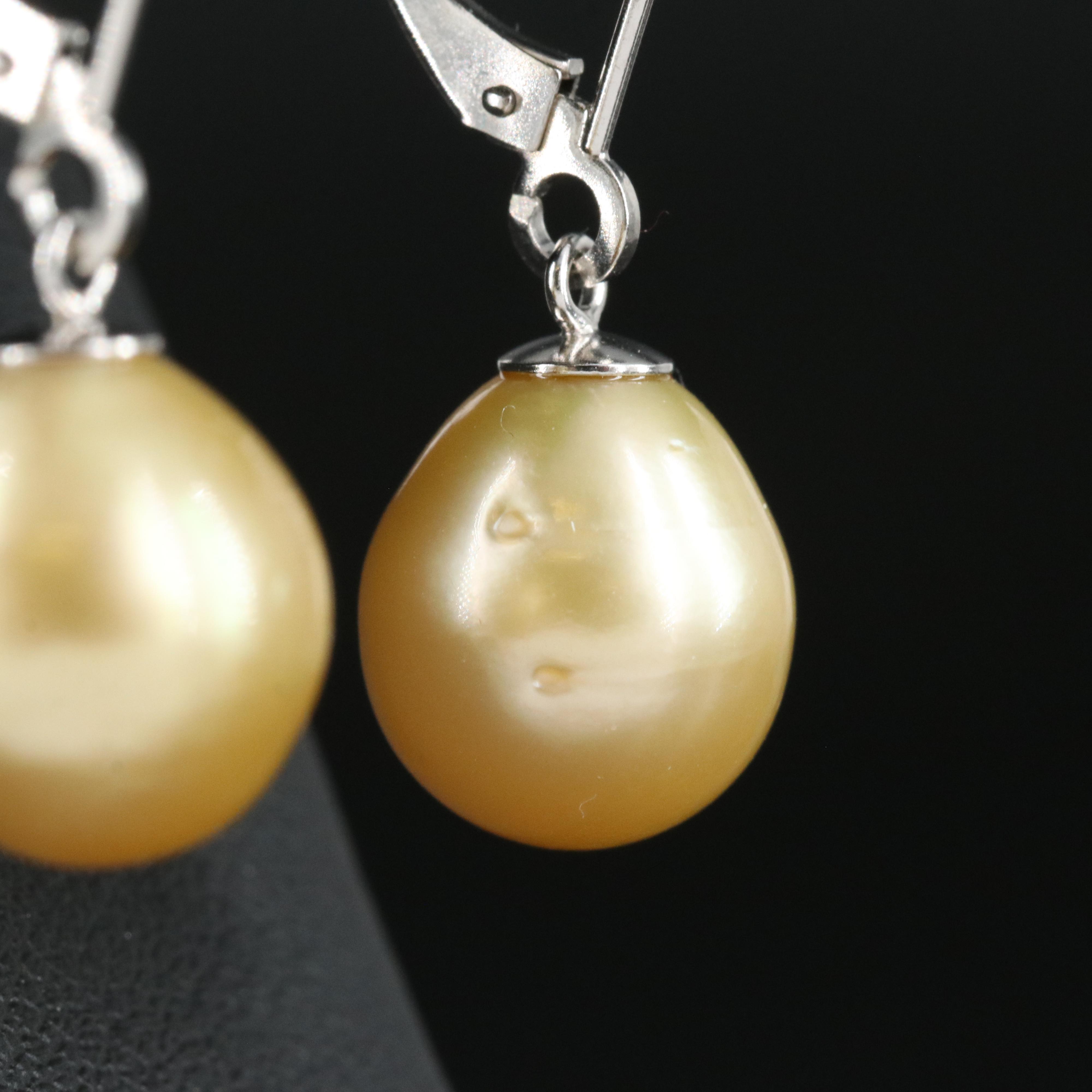 14K Pearl Earrings