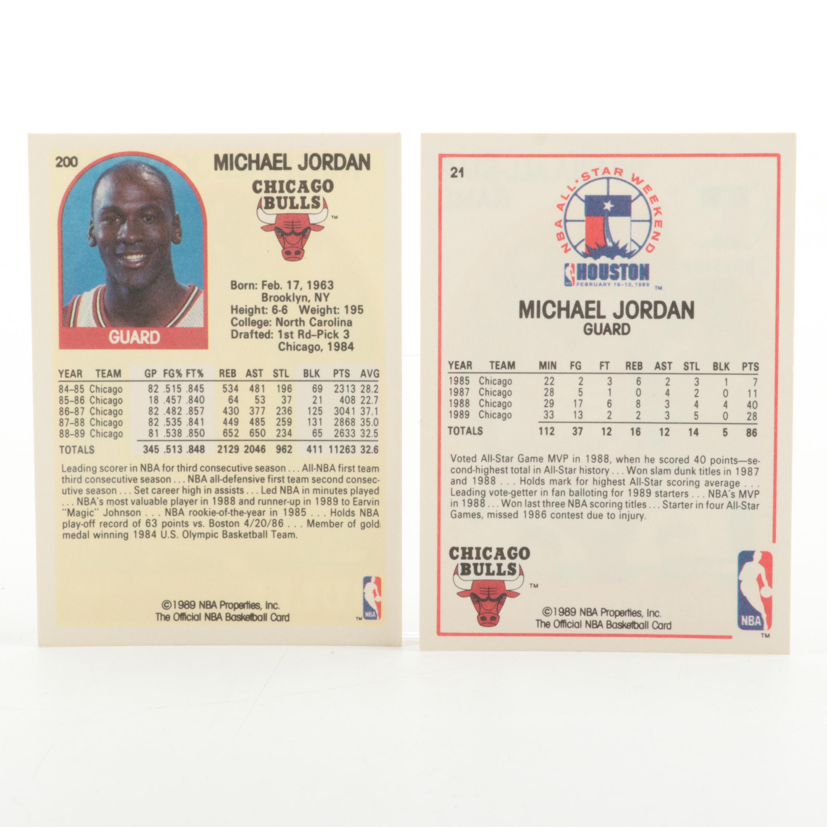 1989 NBA Hoops and 1993 Skybox Basketball Cards Sets with Jordan, More