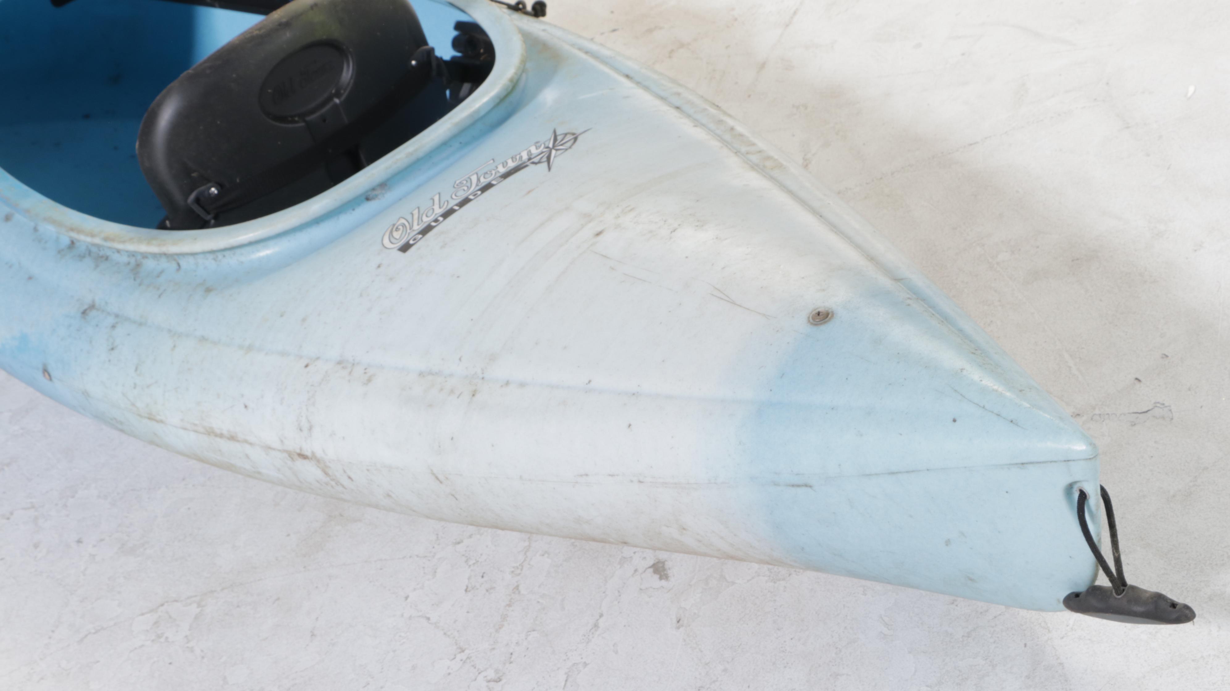 Otter XT Old Town Kayak with Life Jackets and Paddle