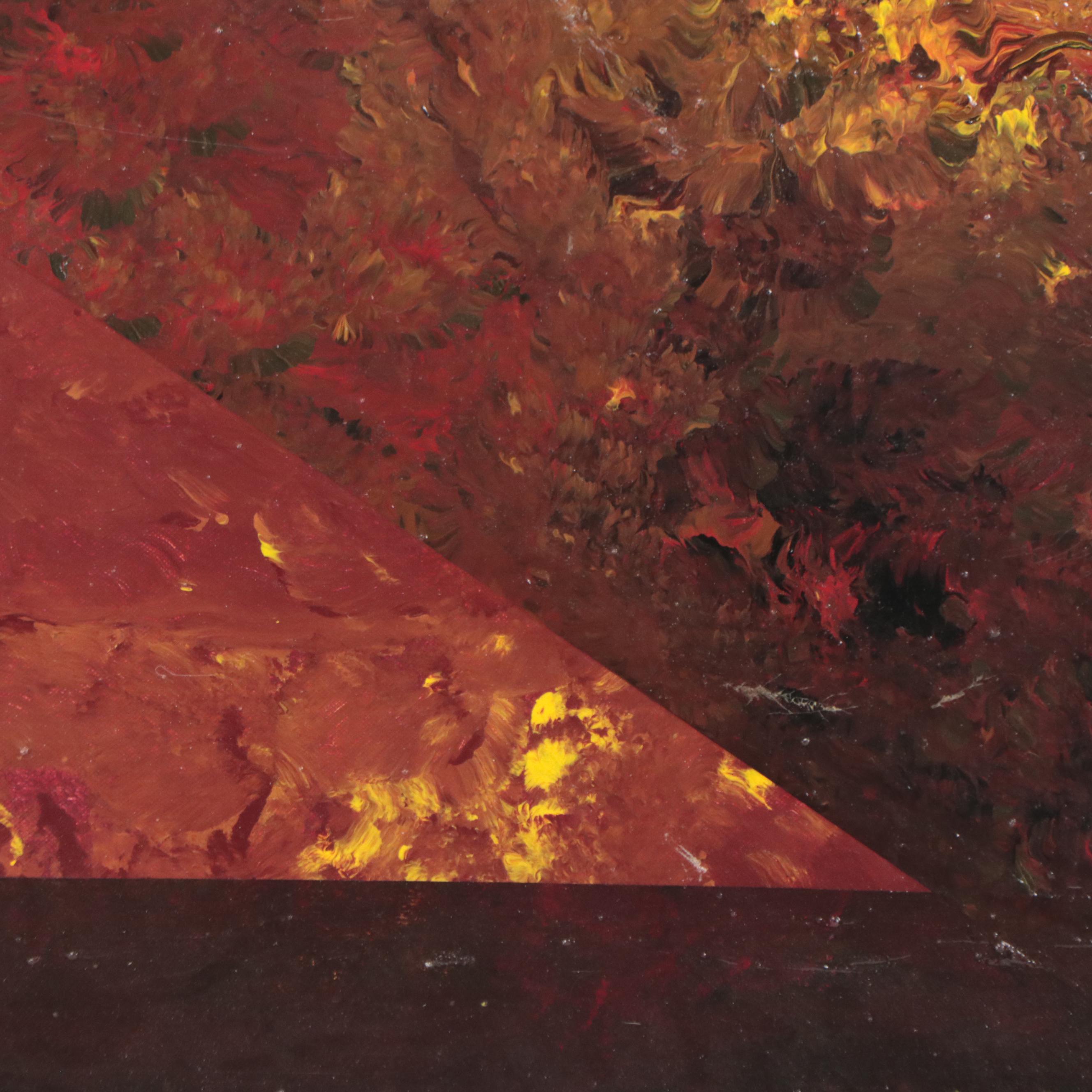 Non-objective Abstract Acrylic Painting