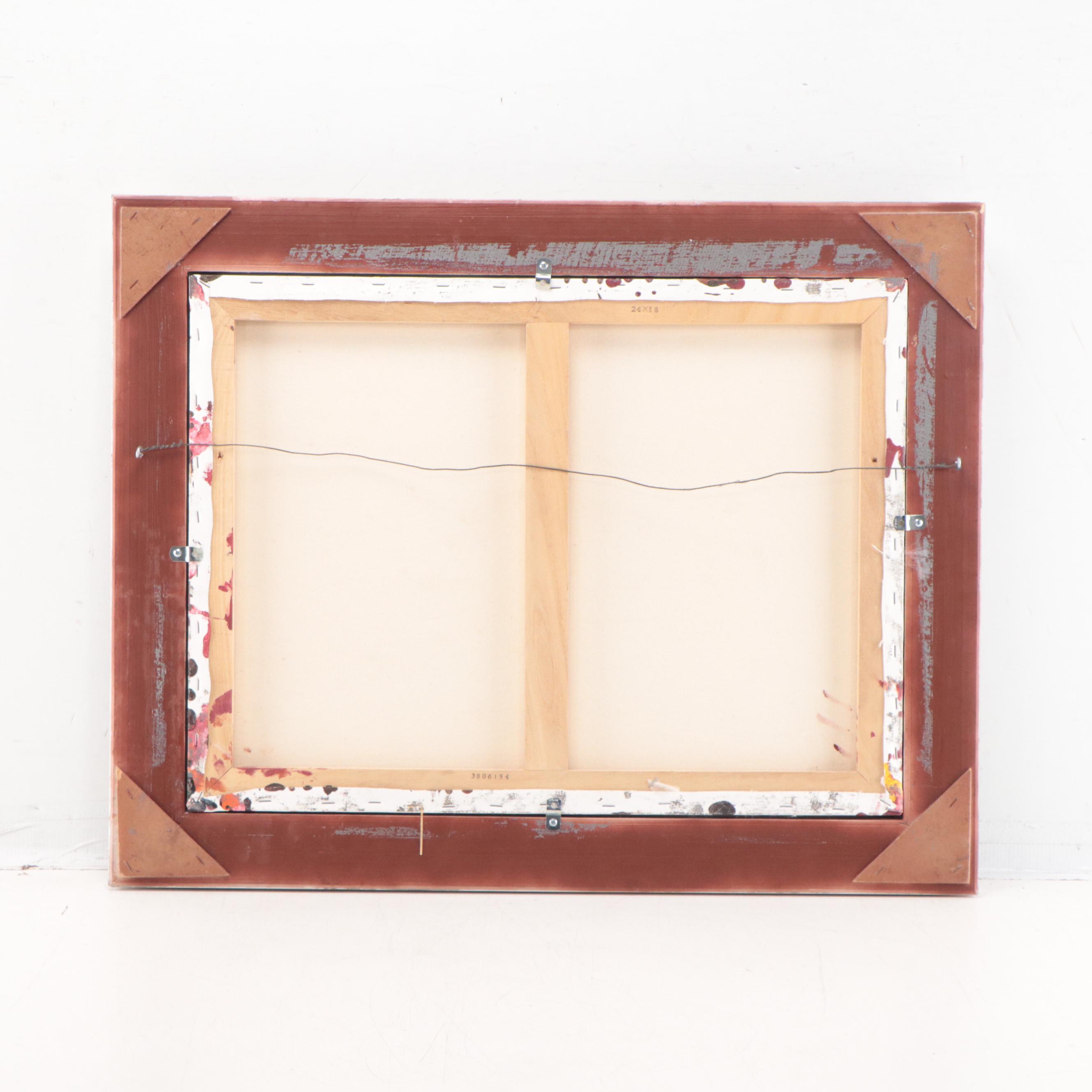 Non-objective Abstract Acrylic Painting