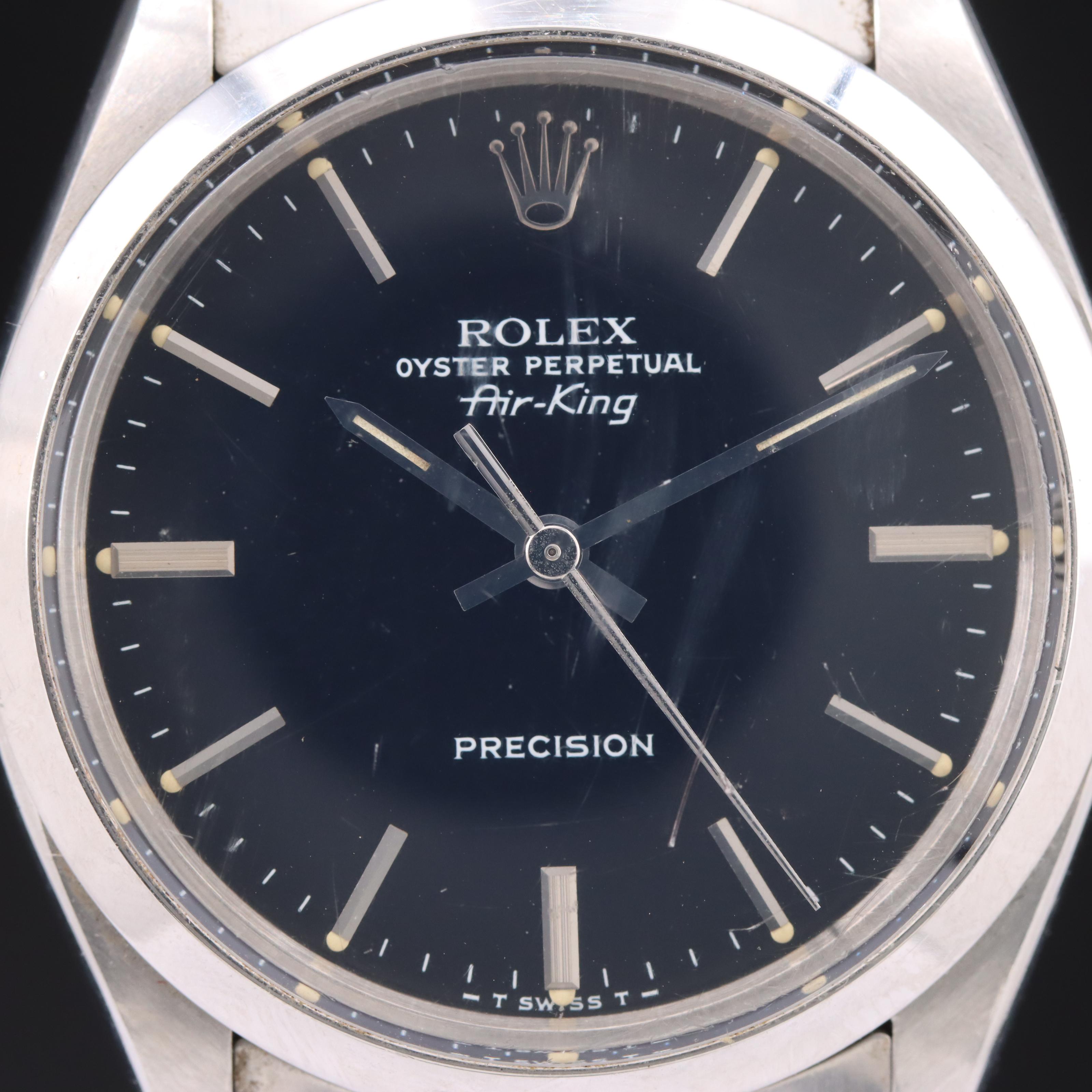 1981 Rolex Oyster Perpetual "Air-King" Stainless Steel Watch