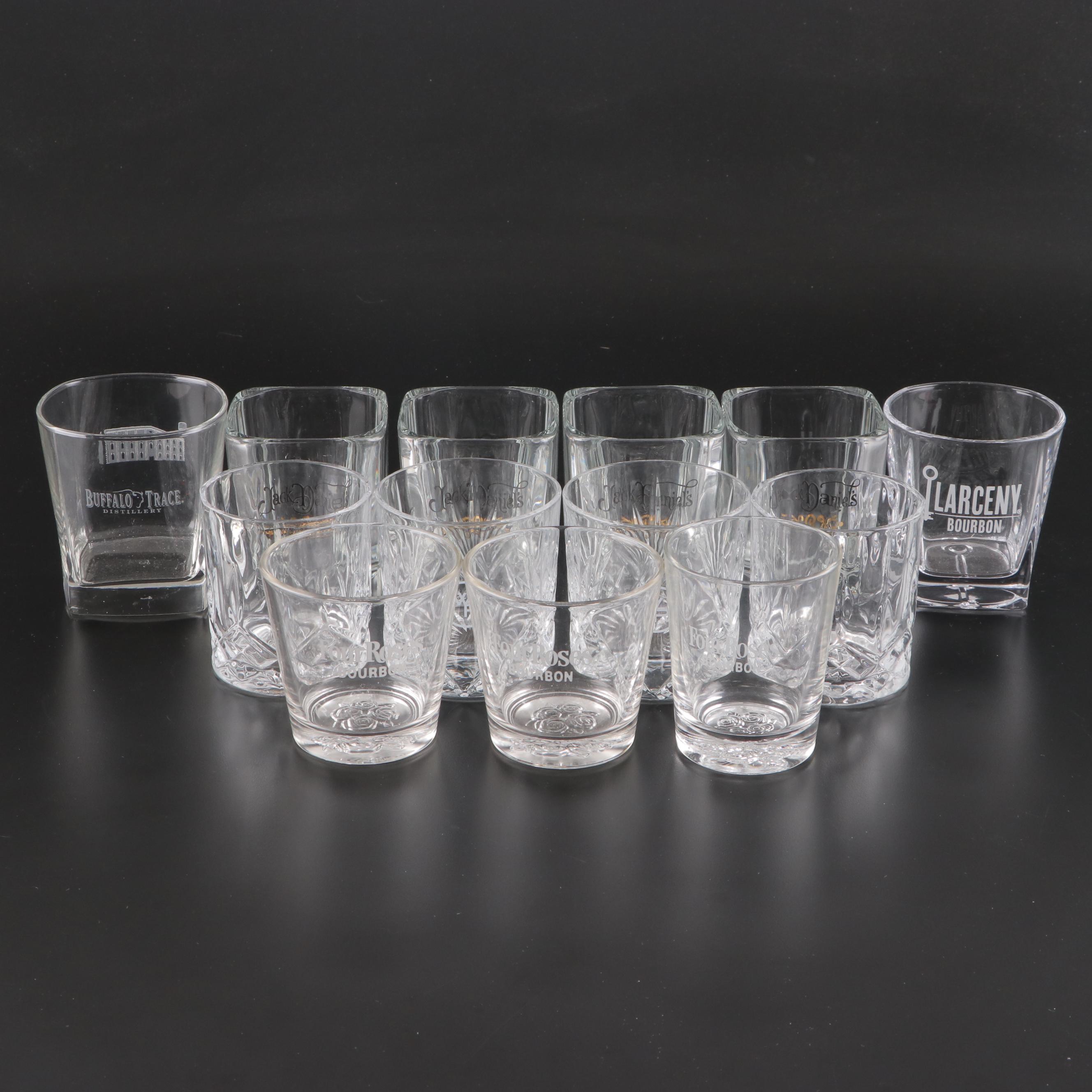 Glencairn Crystal Woodford Reserve and Other Glass Old Fashioned Glasses