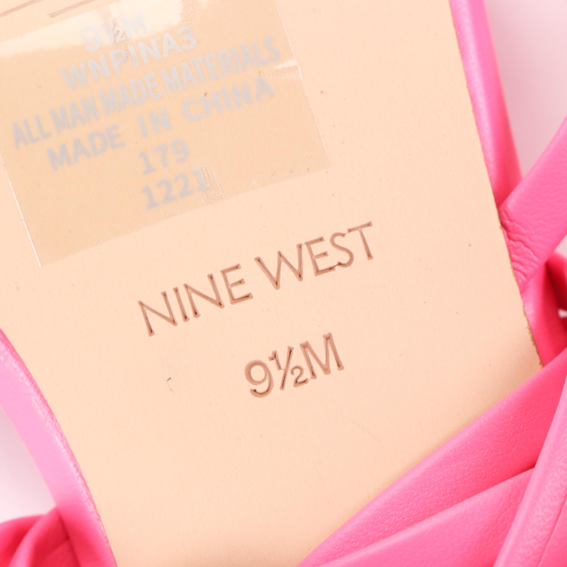 Nine West Pina  Ankle Wrap Heeled Sandal and