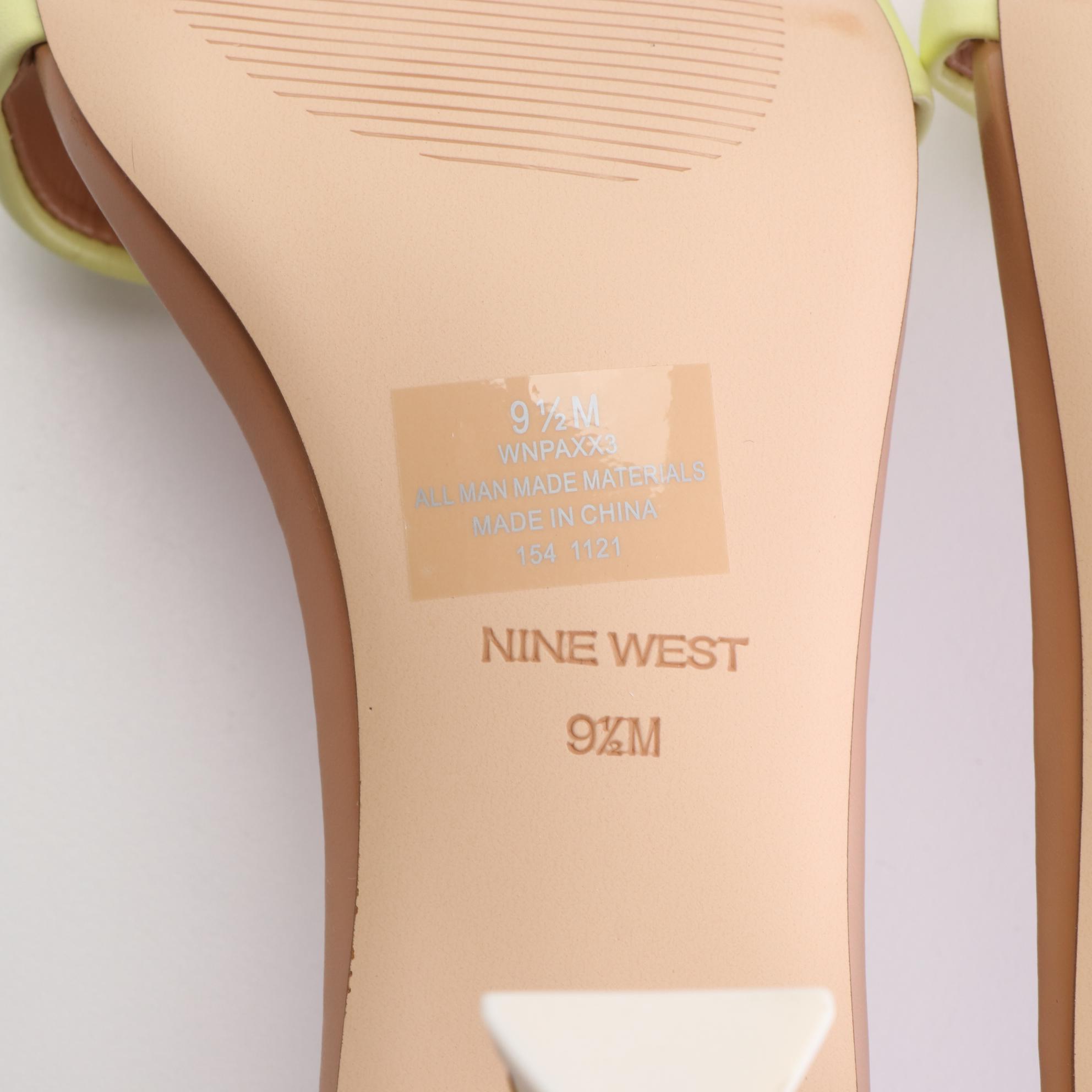 Nine West Pina  Ankle Wrap Heeled Sandal and