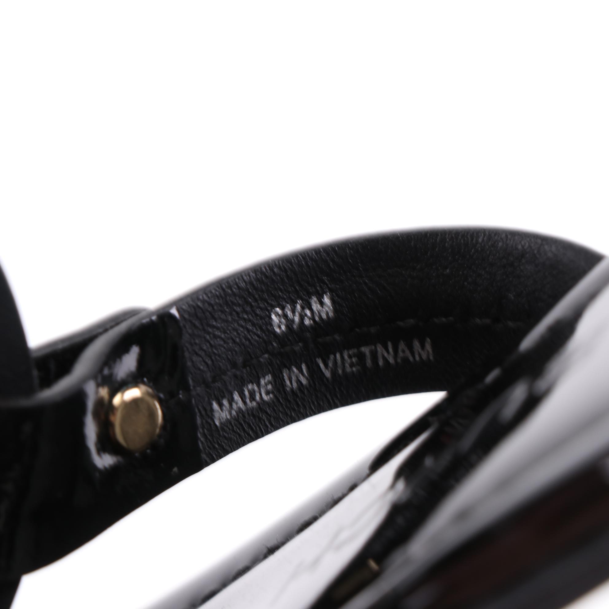 Jack Rogers Flat Sandal in Midnight Sparkle, Tory Burch Miller Patent Sandal