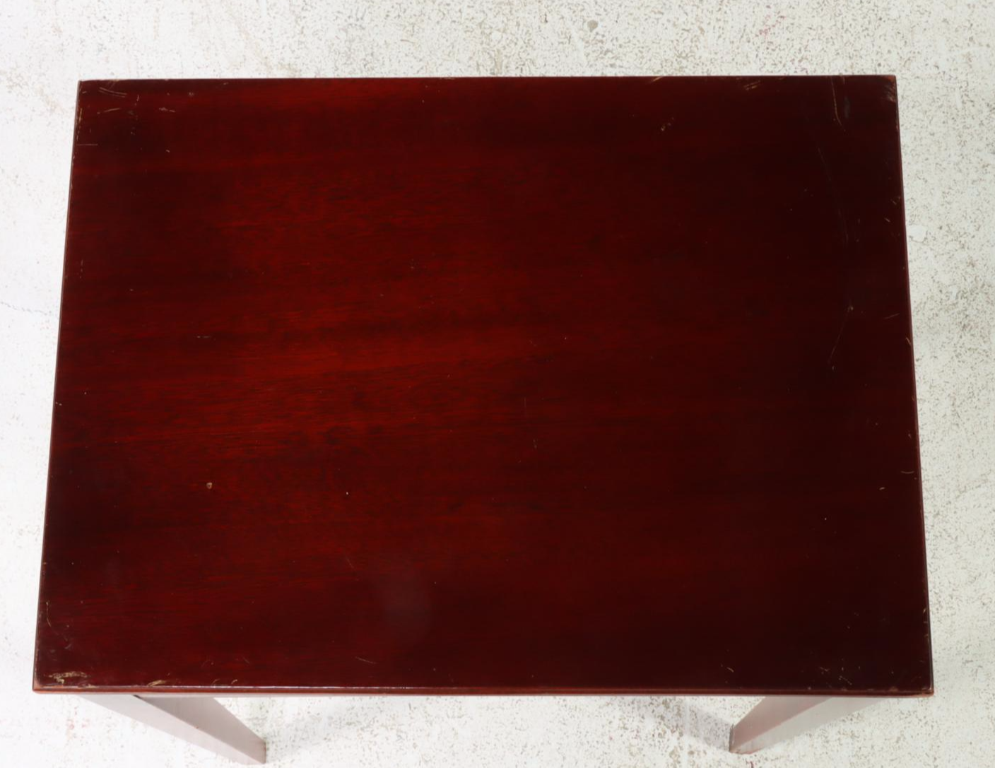 Columbia Graphophone Co. Mahogany Gramophone on Side Table, Early 20th Century