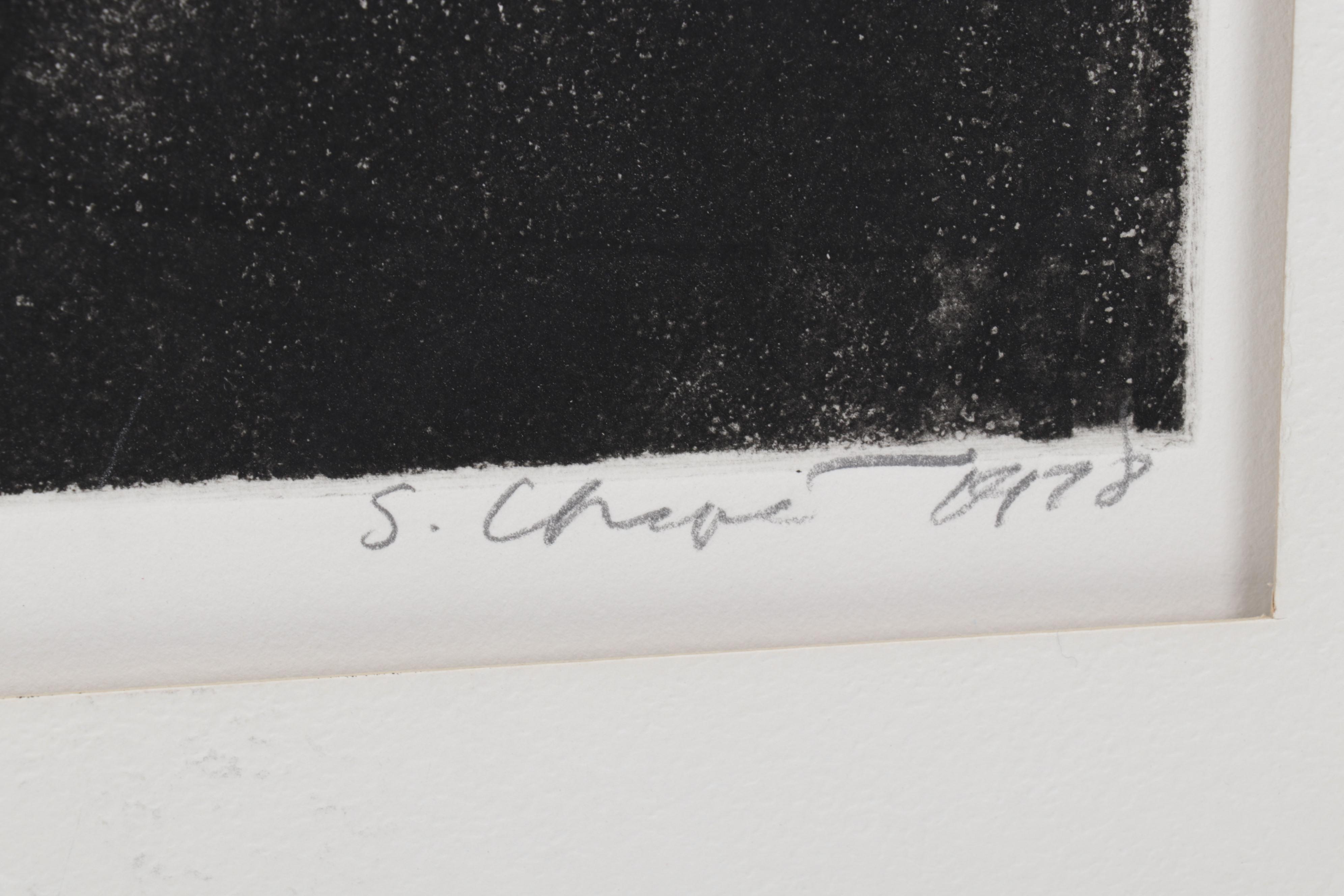 Sidney Chafetz Etching "Isaac Bashevis Singer," 1978