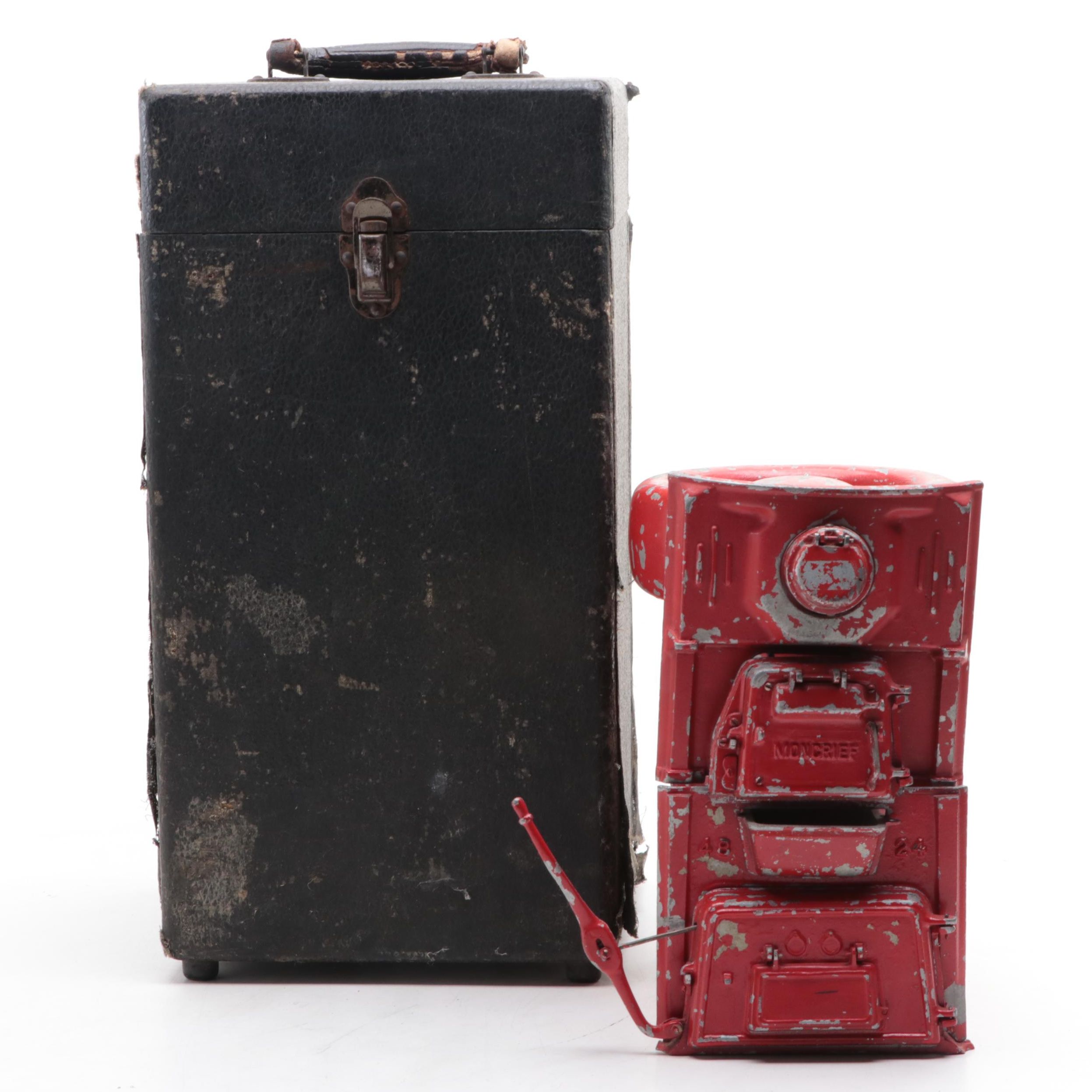 Moncrief Red Salesman Sample Boiler Furnace with Case, Early 20th Century
