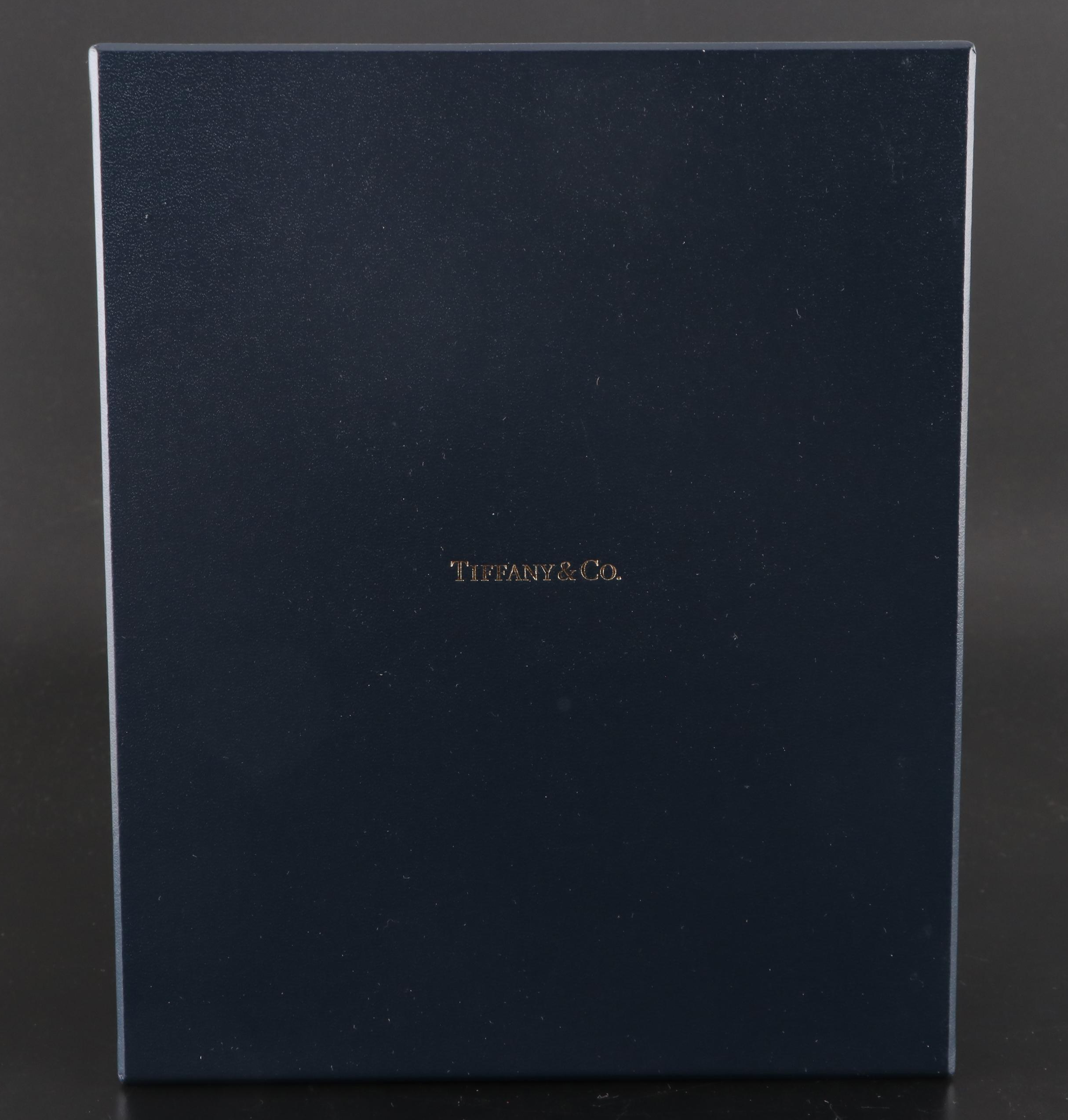 Tiffany & Co. Crystal Champagne Flutes in Presentation Box