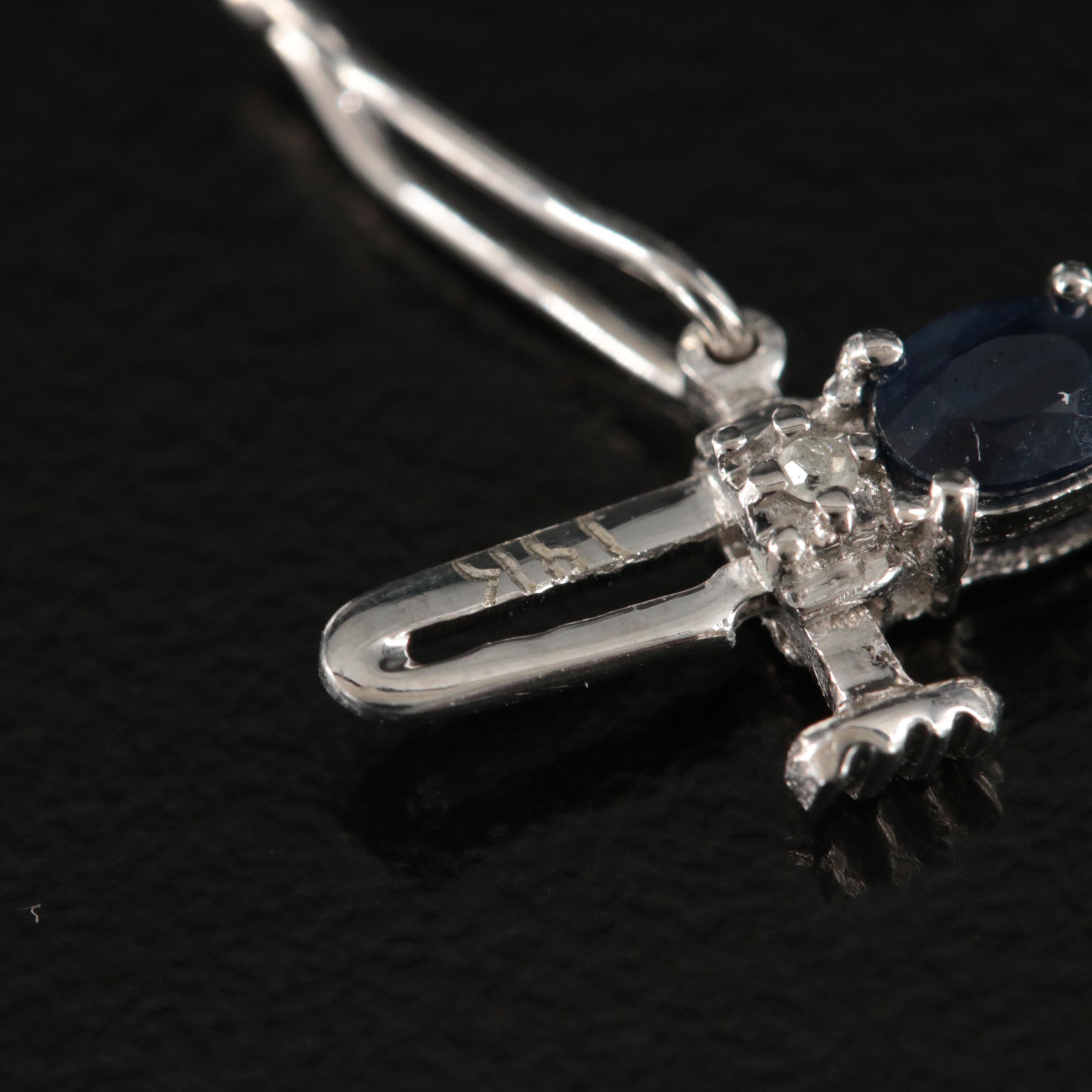 14K Sapphire and Diamond Bracelet