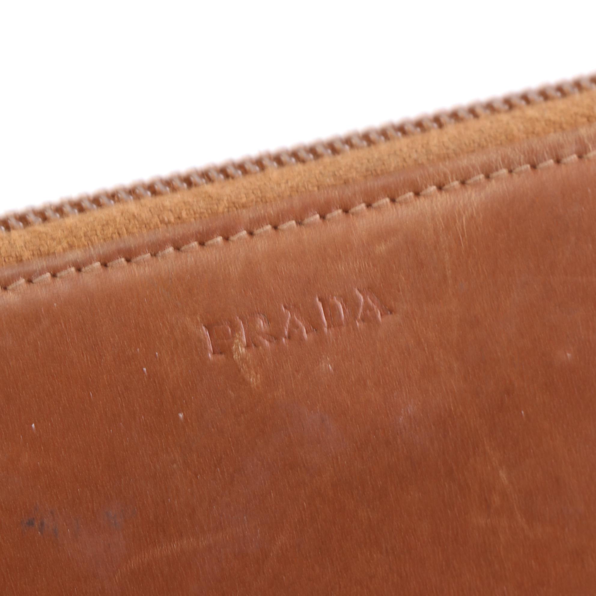 Prada Zip-Around Wallet in Smooth Calfskin Leather