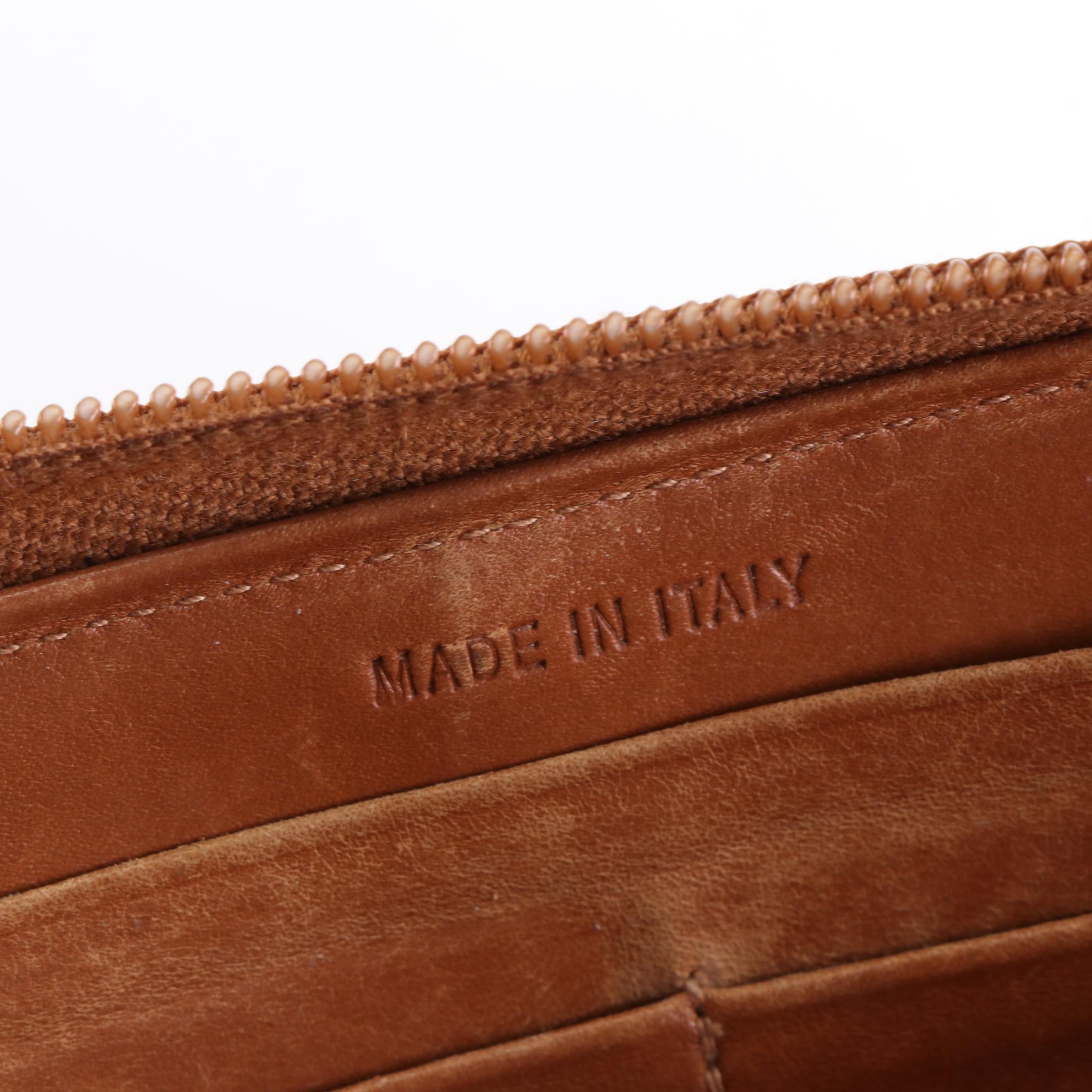 Prada Zip-Around Wallet in Smooth Calfskin Leather