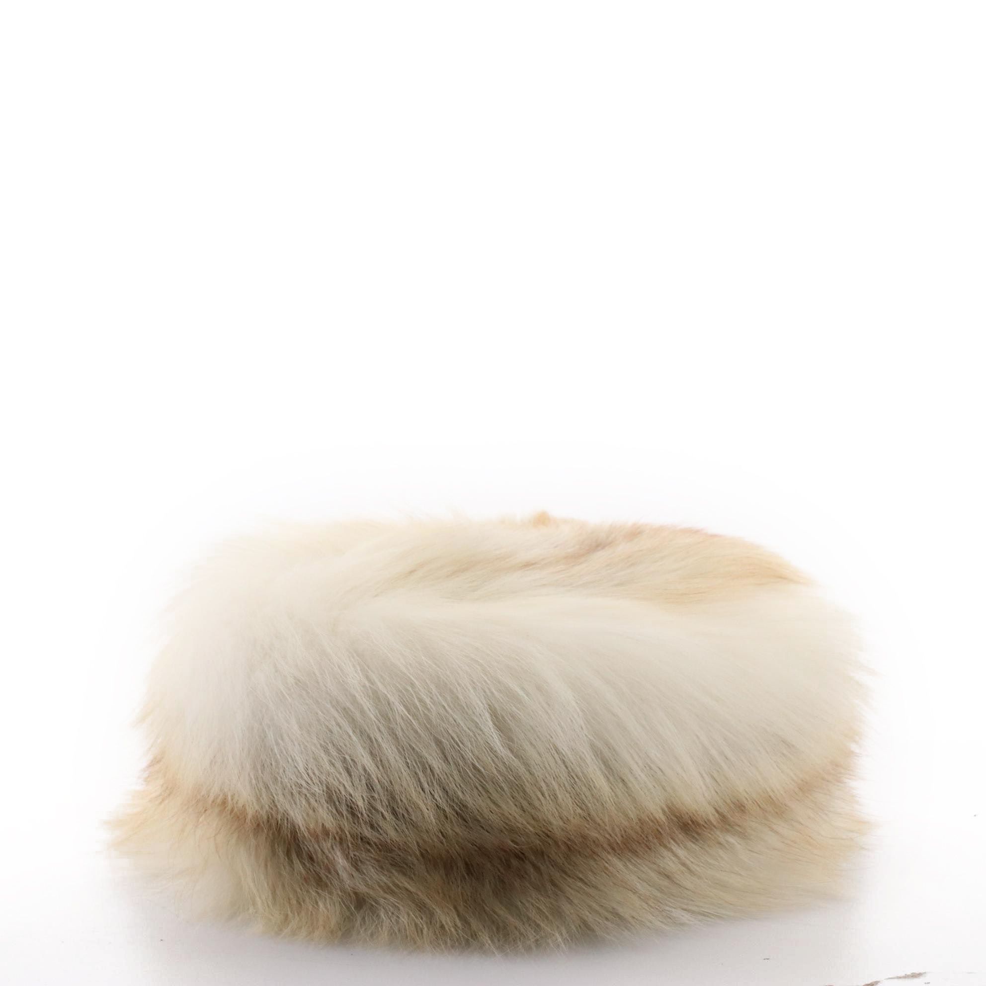 Cassin New York Full Skin Fox Fur Hat from Bergdorf Goodman, New with Tag