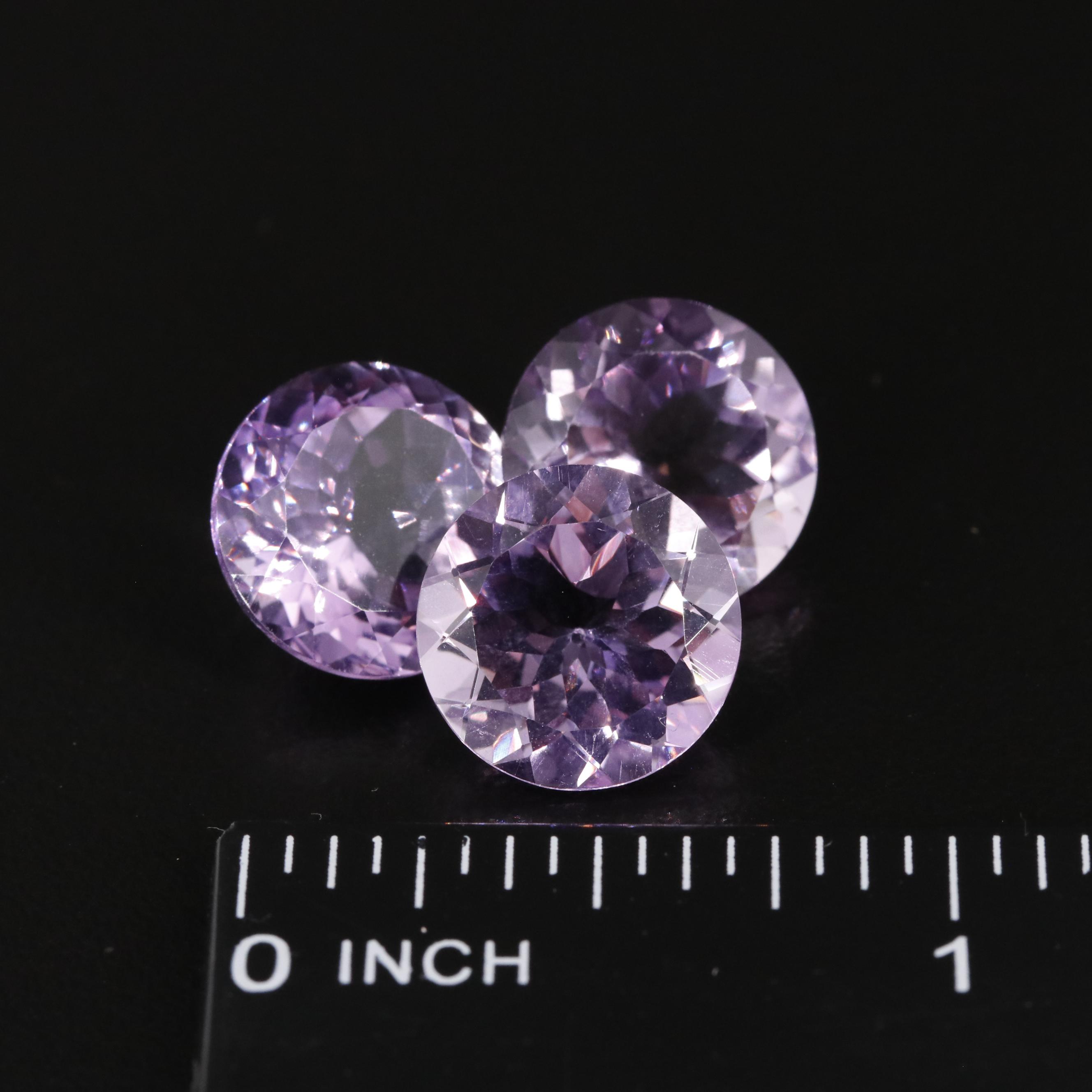 Loose 17.00 CTW Amethyst Lot