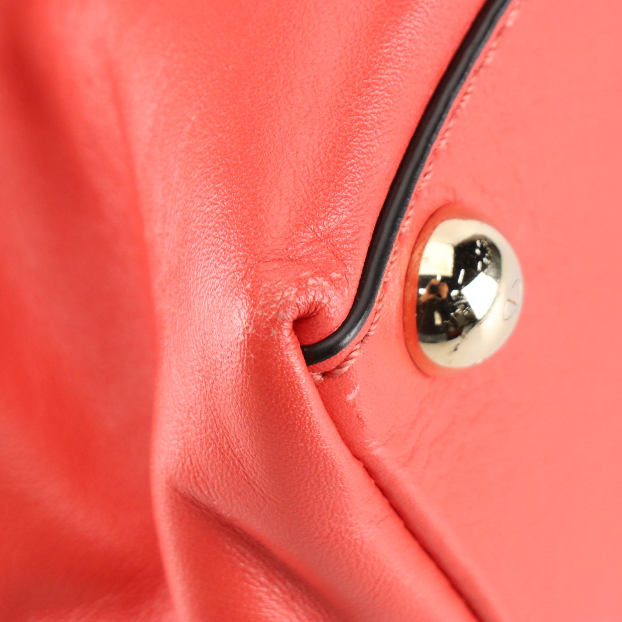 Valentino Garavani Rockstud Convertible Dome Tote in Leather with Box