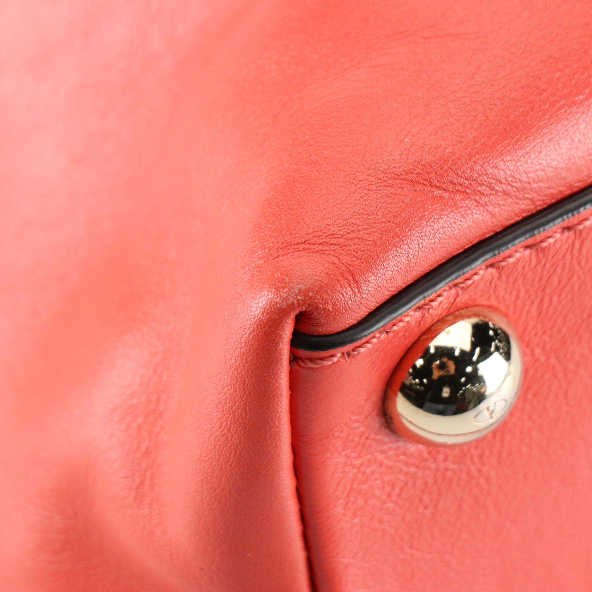 Valentino Garavani Rockstud Convertible Dome Tote in Leather with Box