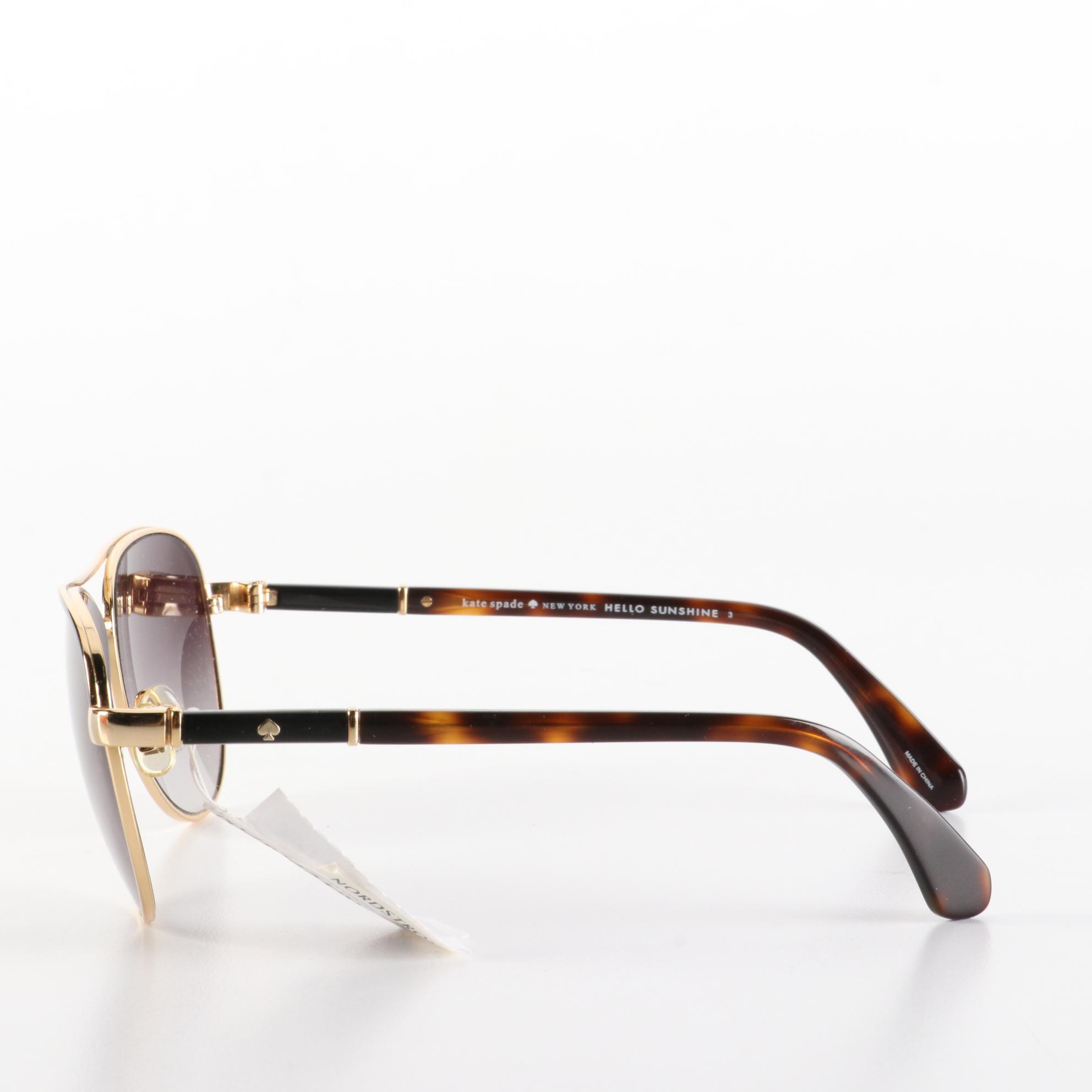 Kate Spade Emilyann Sunglasses and Nannini Foldable Sunglasses