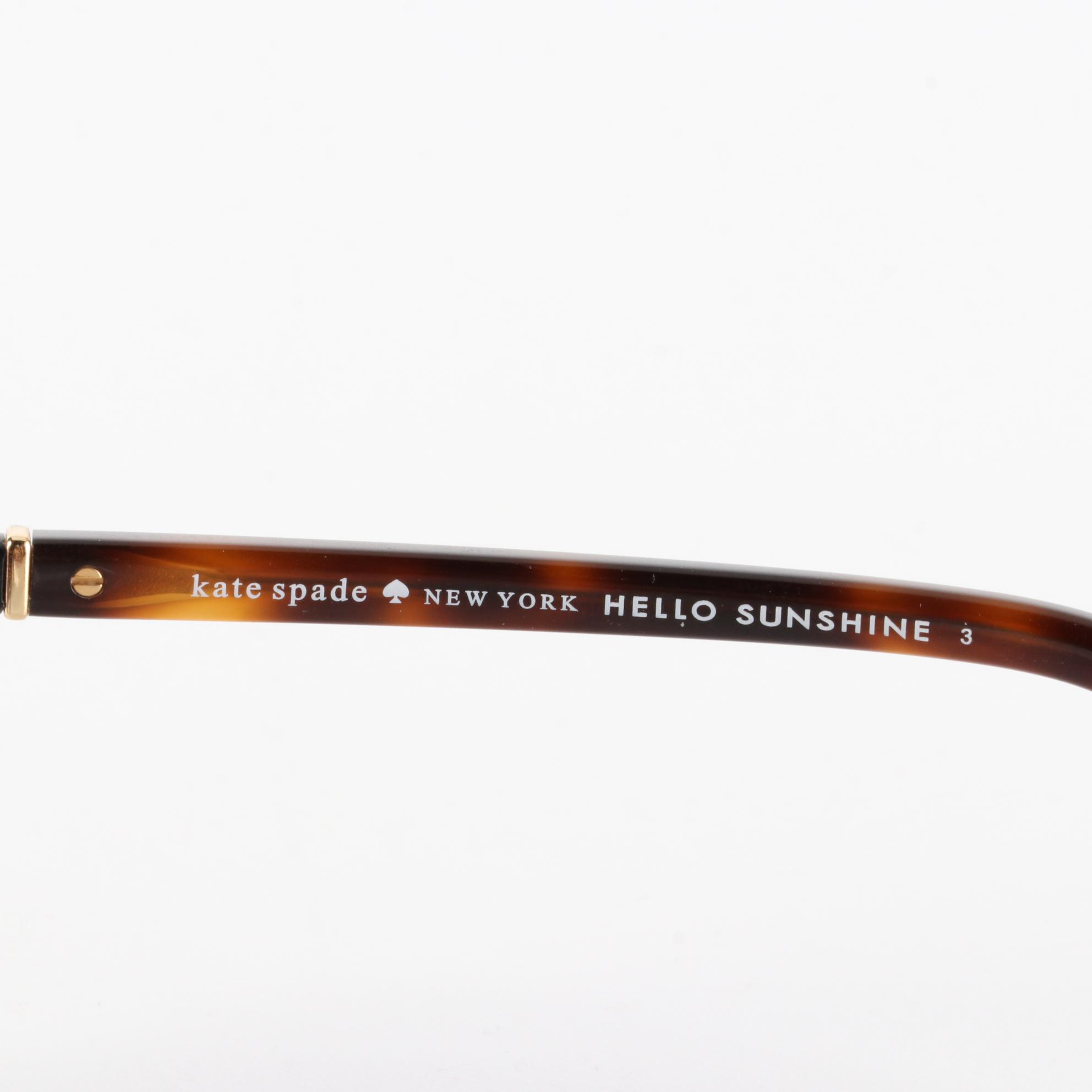 Kate Spade Emilyann Sunglasses and Nannini Foldable Sunglasses