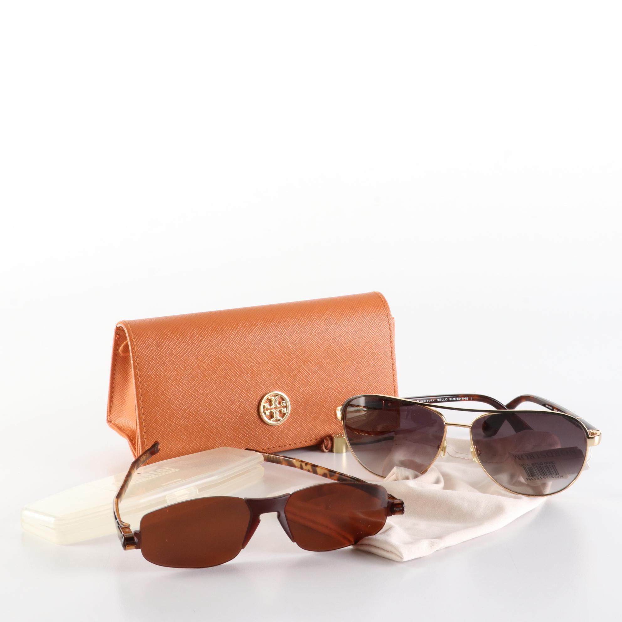 Kate Spade Emilyann Sunglasses and Nannini Foldable Sunglasses